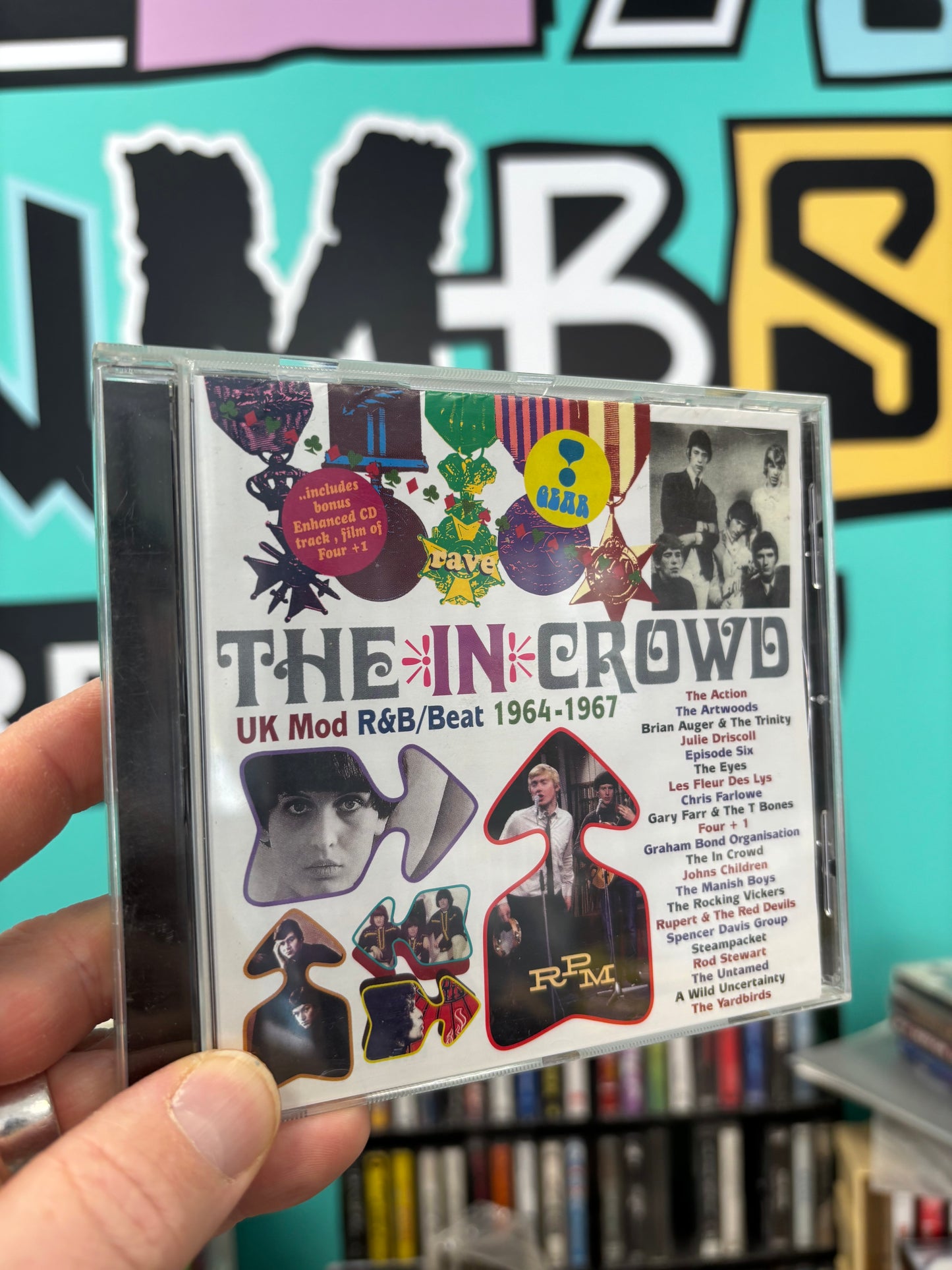 The In Crowd (UK Mod R&B Beat 1964-1967), CD, 1st pressing, Compilation, Enhanced, RPM Records, UK 2001