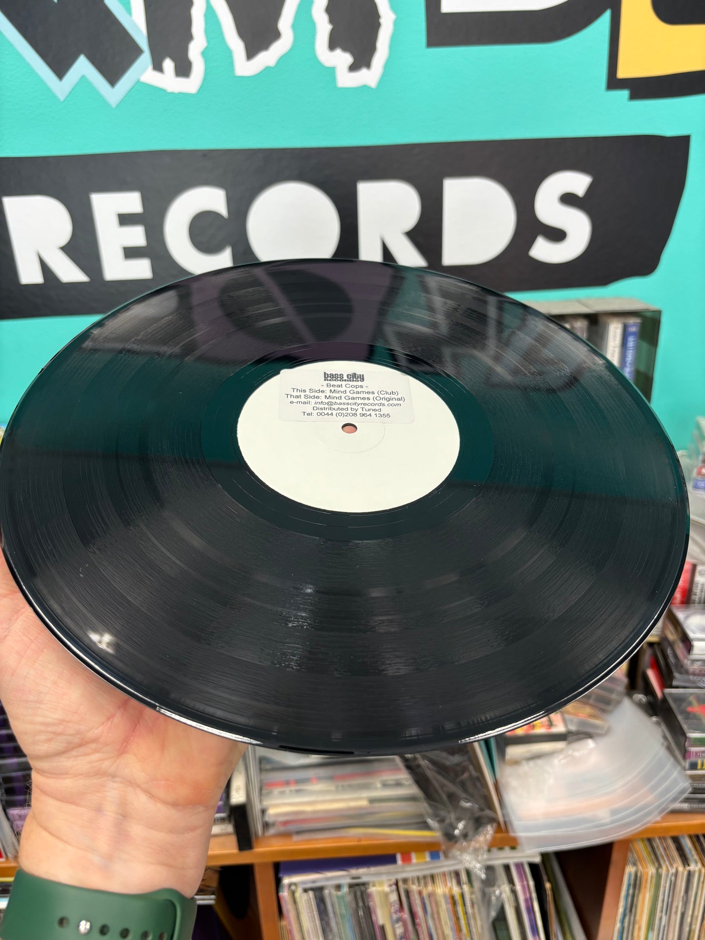 Beat Cops: Mind Games, 12inch, Only pressing, White label, Bass City Recordings, UK 2001