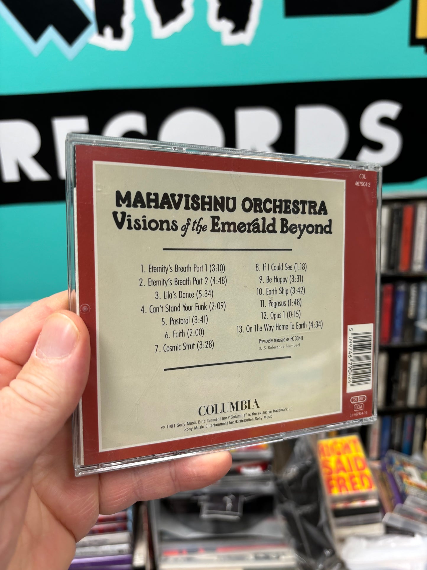 Mahavishnu Orchestra: Visions Of The Emerald Beyond, CD, reissue, Remastered, Columbia, Europe 1991