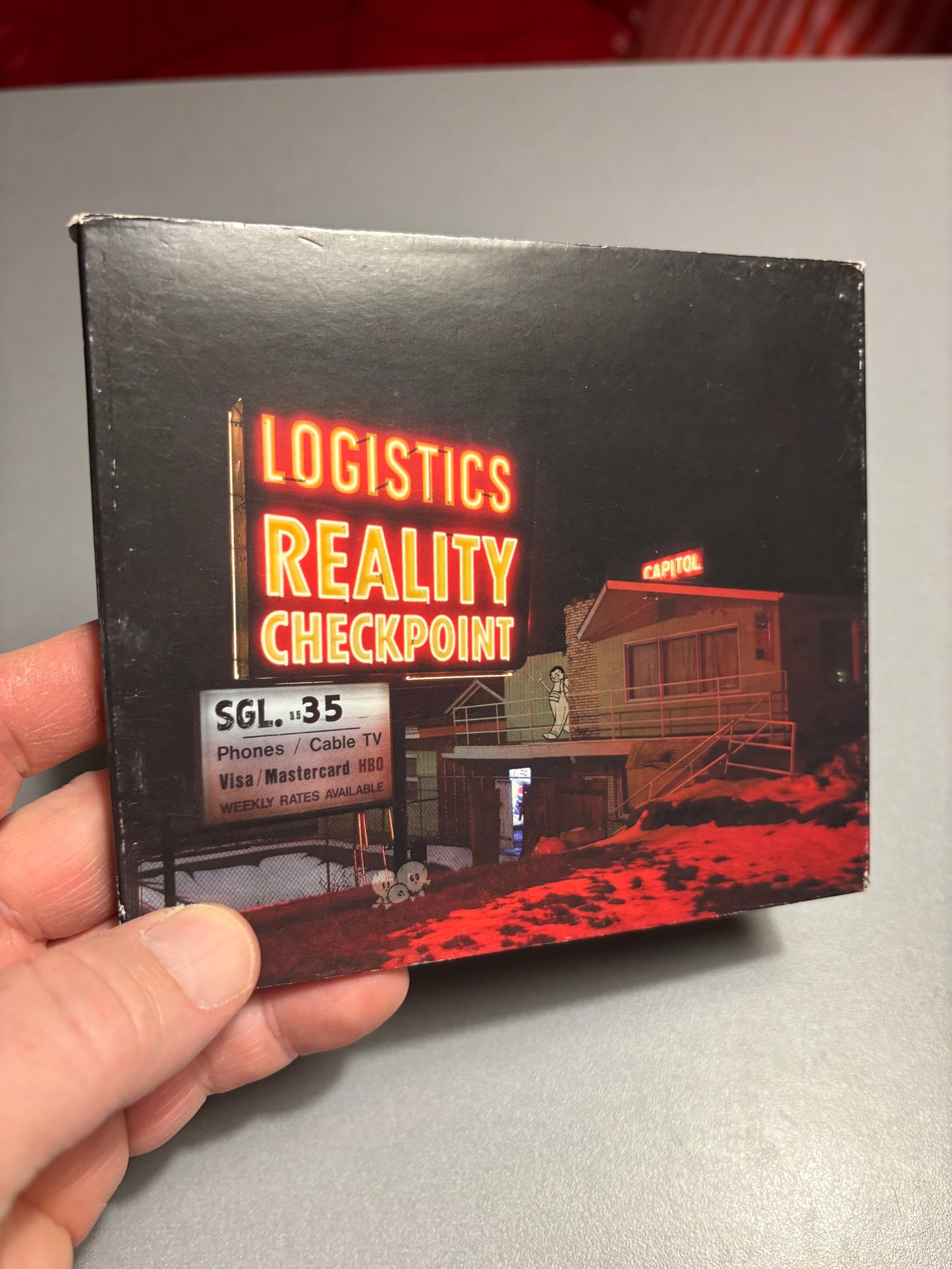 Logistics: Reality Checkpoint, CD, 1st pressing, Hospital Records, UK 2008