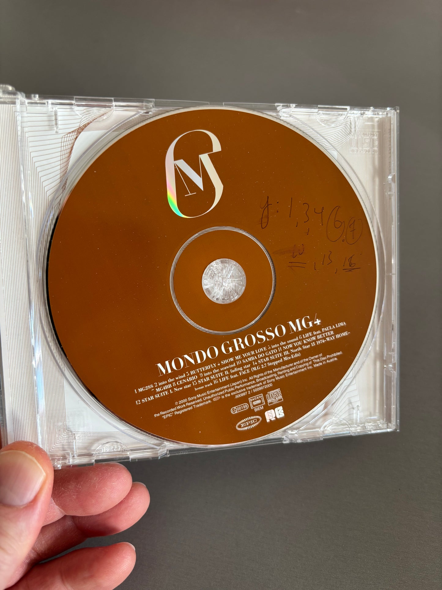 Mondo Grosso: MG4, CD, Epic, Europe 2000