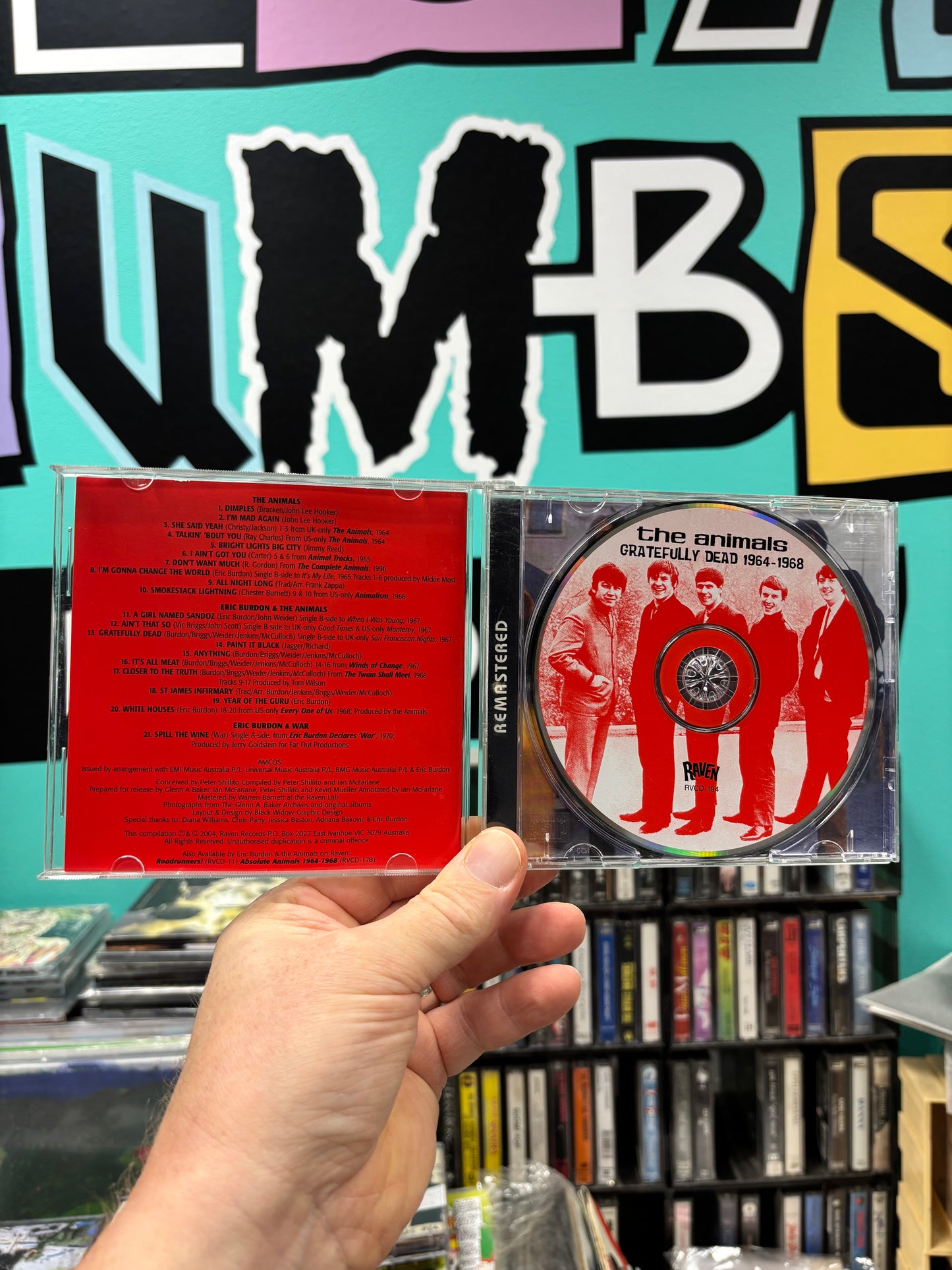 The Animals: Gratefully Dead 1964-1968, CD, Compilation, Only pressing, Raven Records, Australia 2004