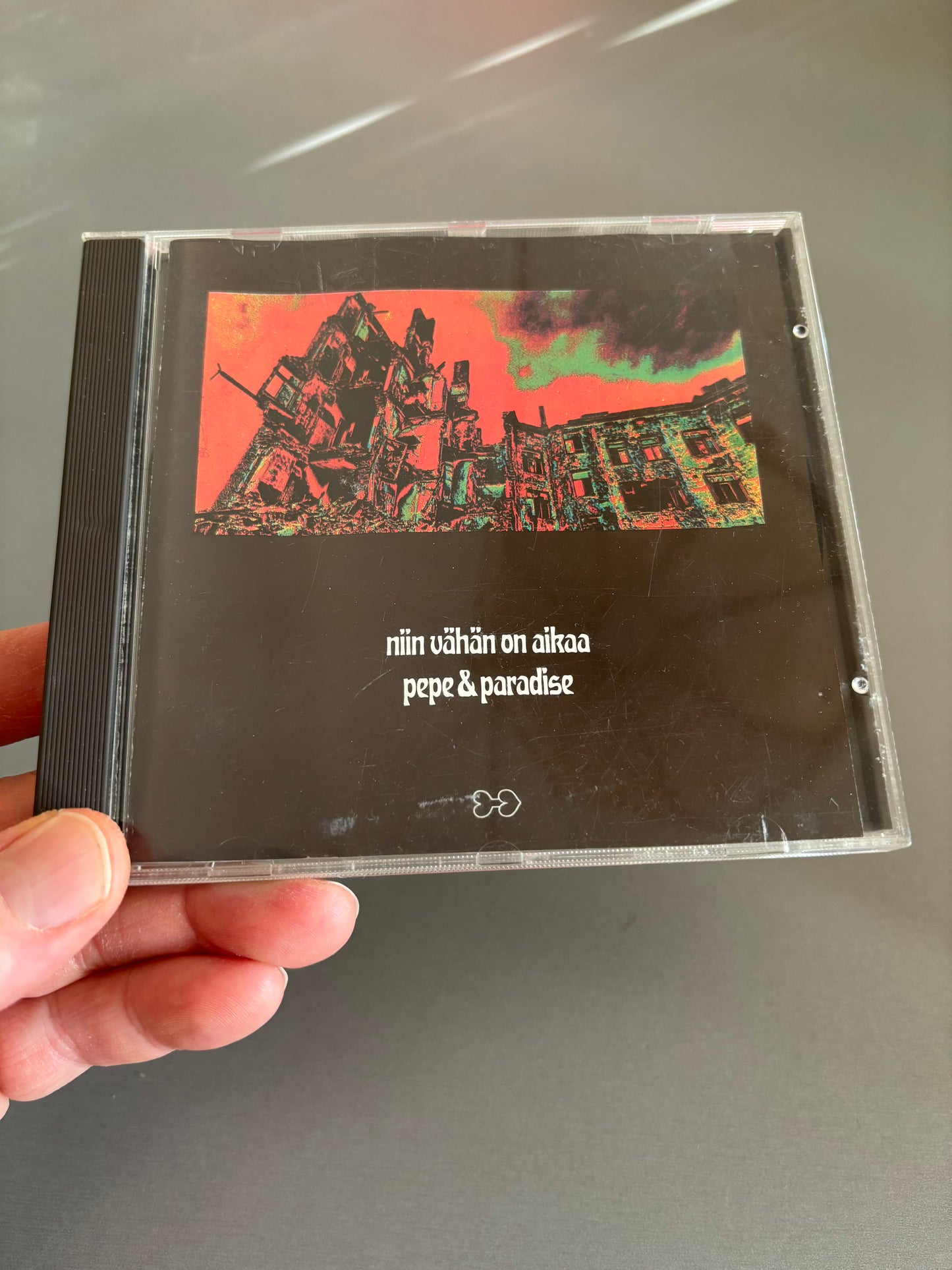 Pepe & Paradise: Niin vähän on aikaa, CD, reissue, 1st CD pressing, Love Records/Siboney, Finland 1989