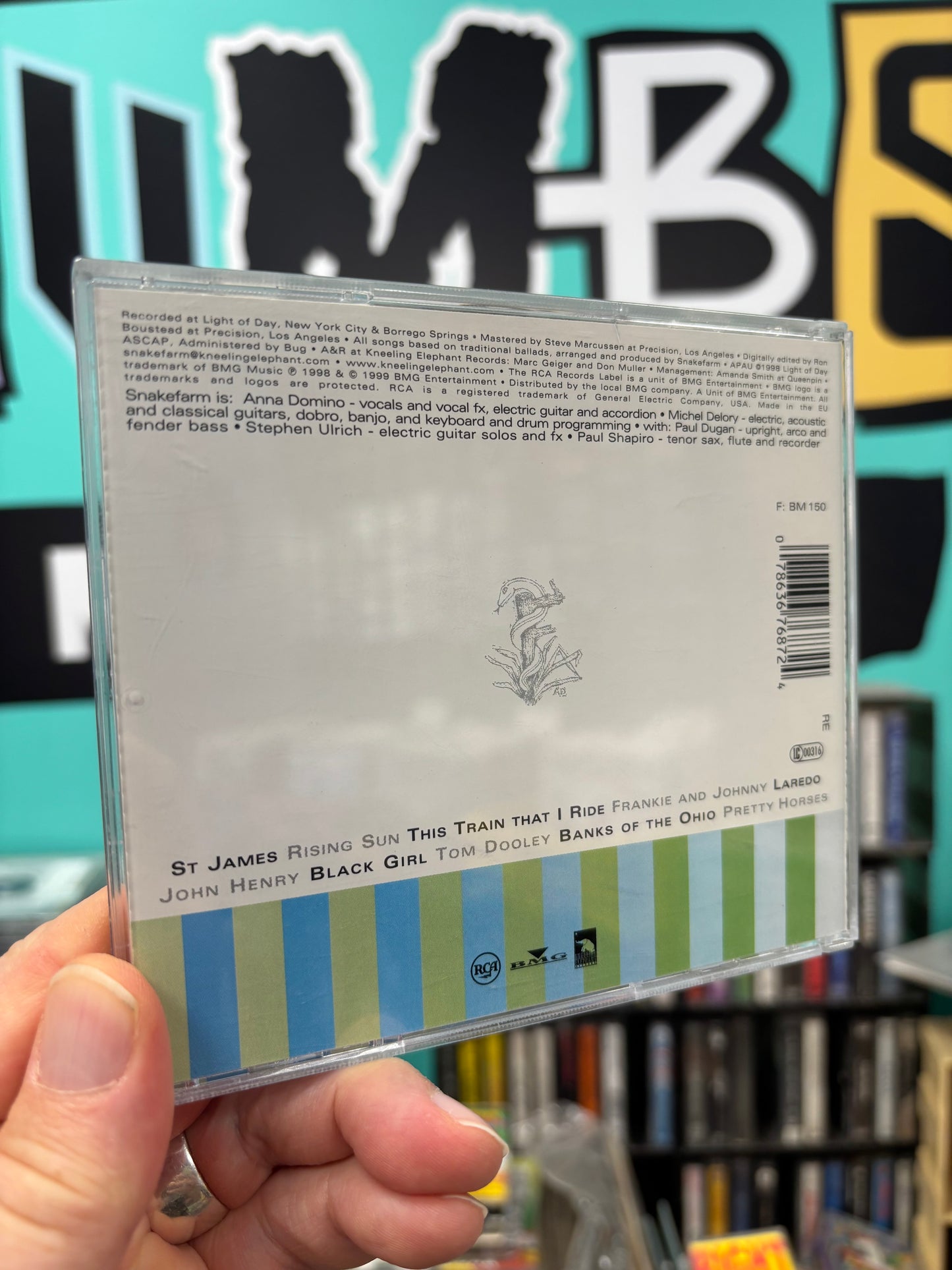 Snakefarm: Songs From My Funeral, CD, RCA, Europe 1999