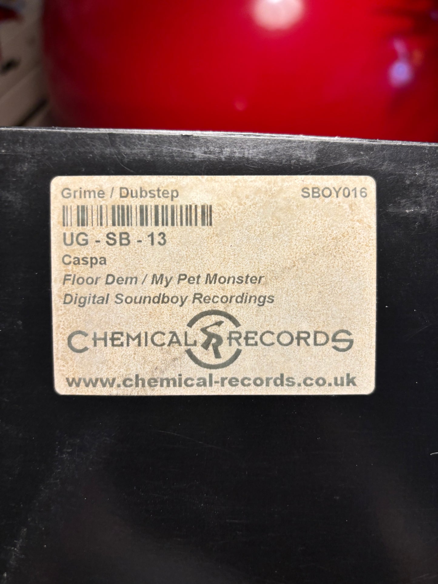 Caspa: Floor Dem/My Pet Monster, 12inch, Only official pressing, Digital Soundboy Recording Co., UK 2008