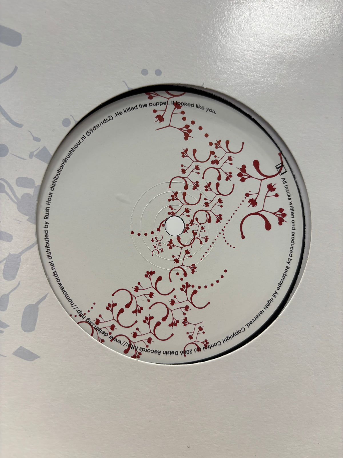 Redshape: Misc Usage EP, 12inch, Only official pressing, Delsin, Netherlands 2006