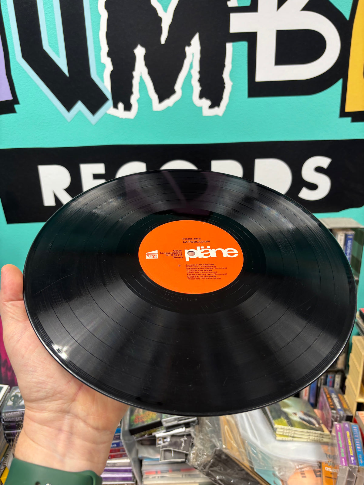 Victor Jara: La Poblacion, LP, gatefold, pläne, Germany 1974