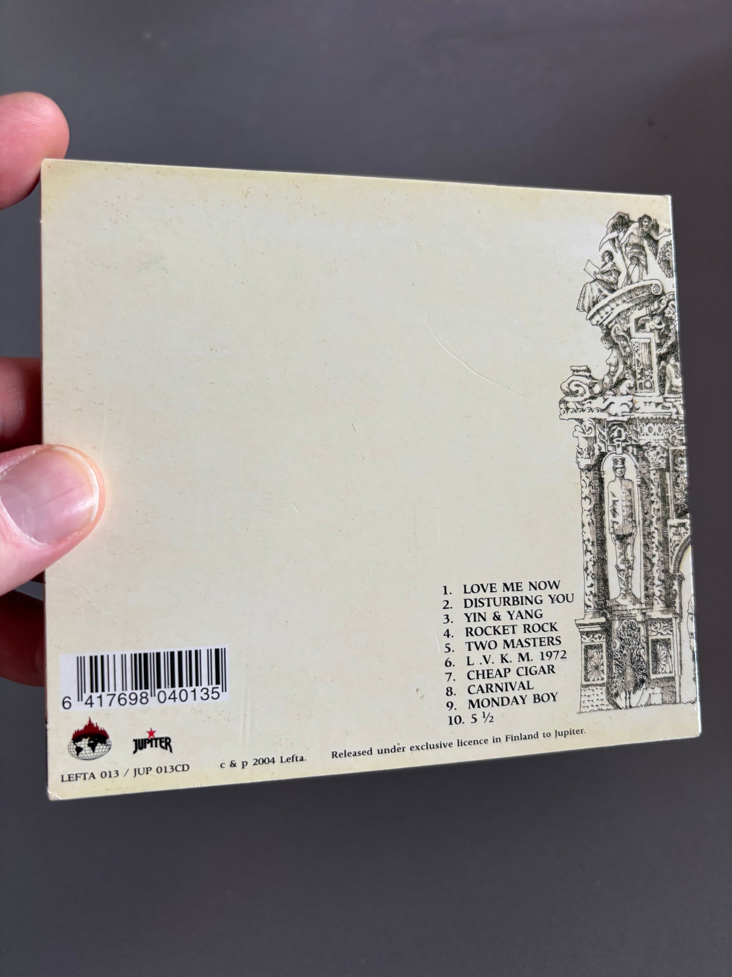 And The Lefthanded: In The Kingdom Of Shadows, CD, Only pressing, Lefta Records, Jupiter, Finland 2004