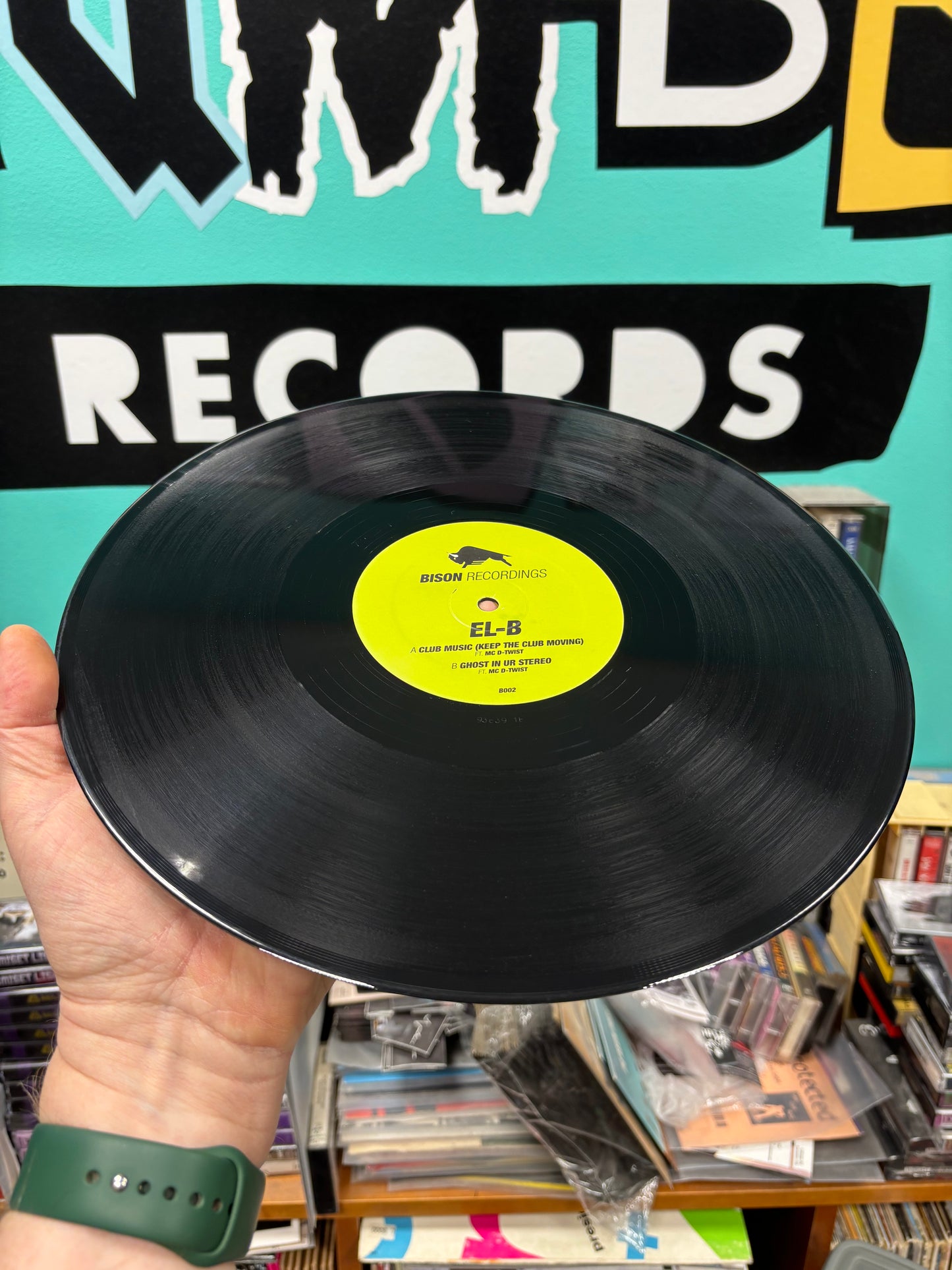 El-B: Club Music, 12inch, Only pressing, Bison Recordings, UK 2013