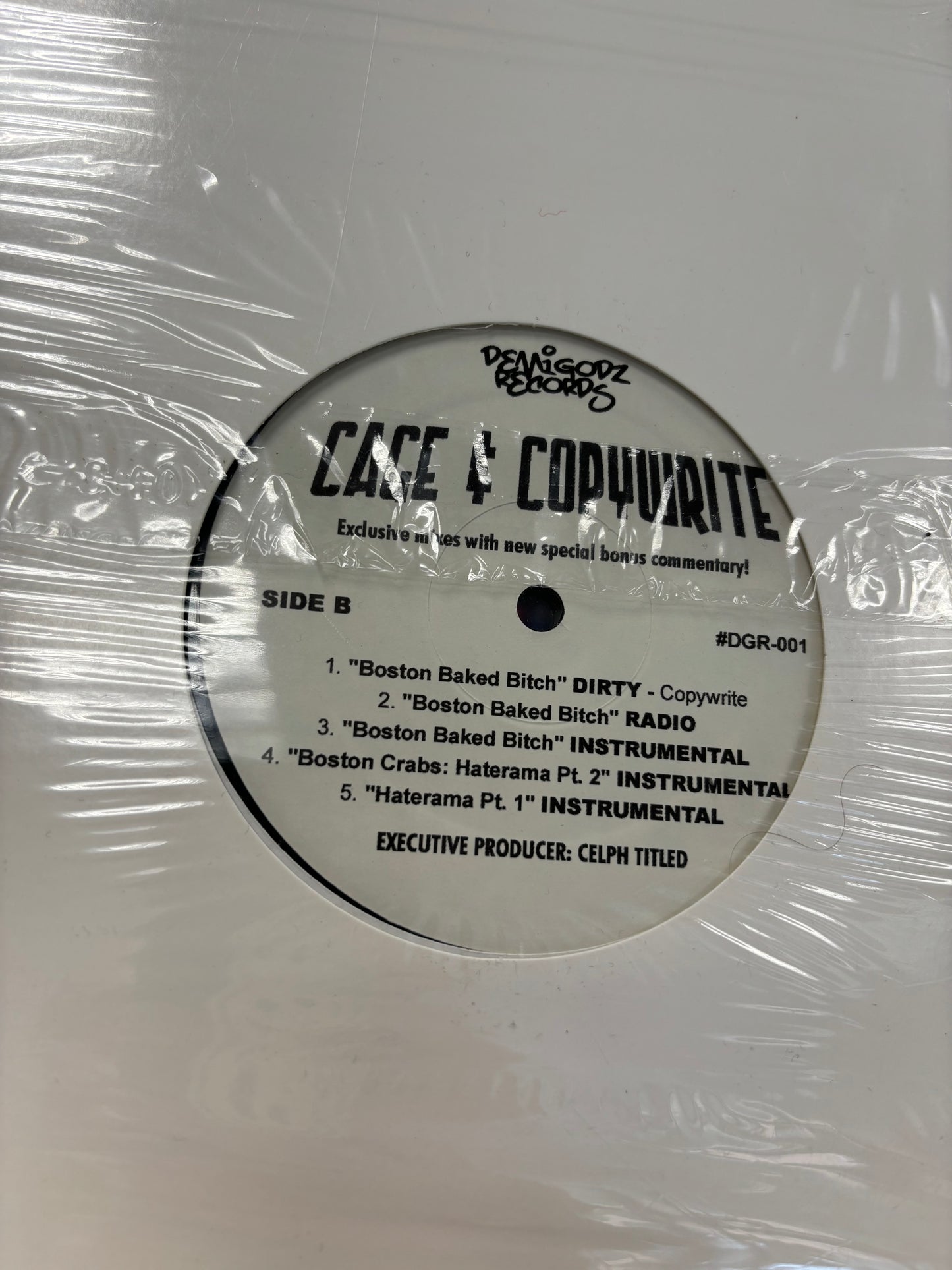 Cage & Copywrite - Boston Crabs: Haterama Pt. 2/Haterama Pt. 1/Boston Baked Bitch, 12inch, EP, Only pressing, Demigodz Records, US 2003