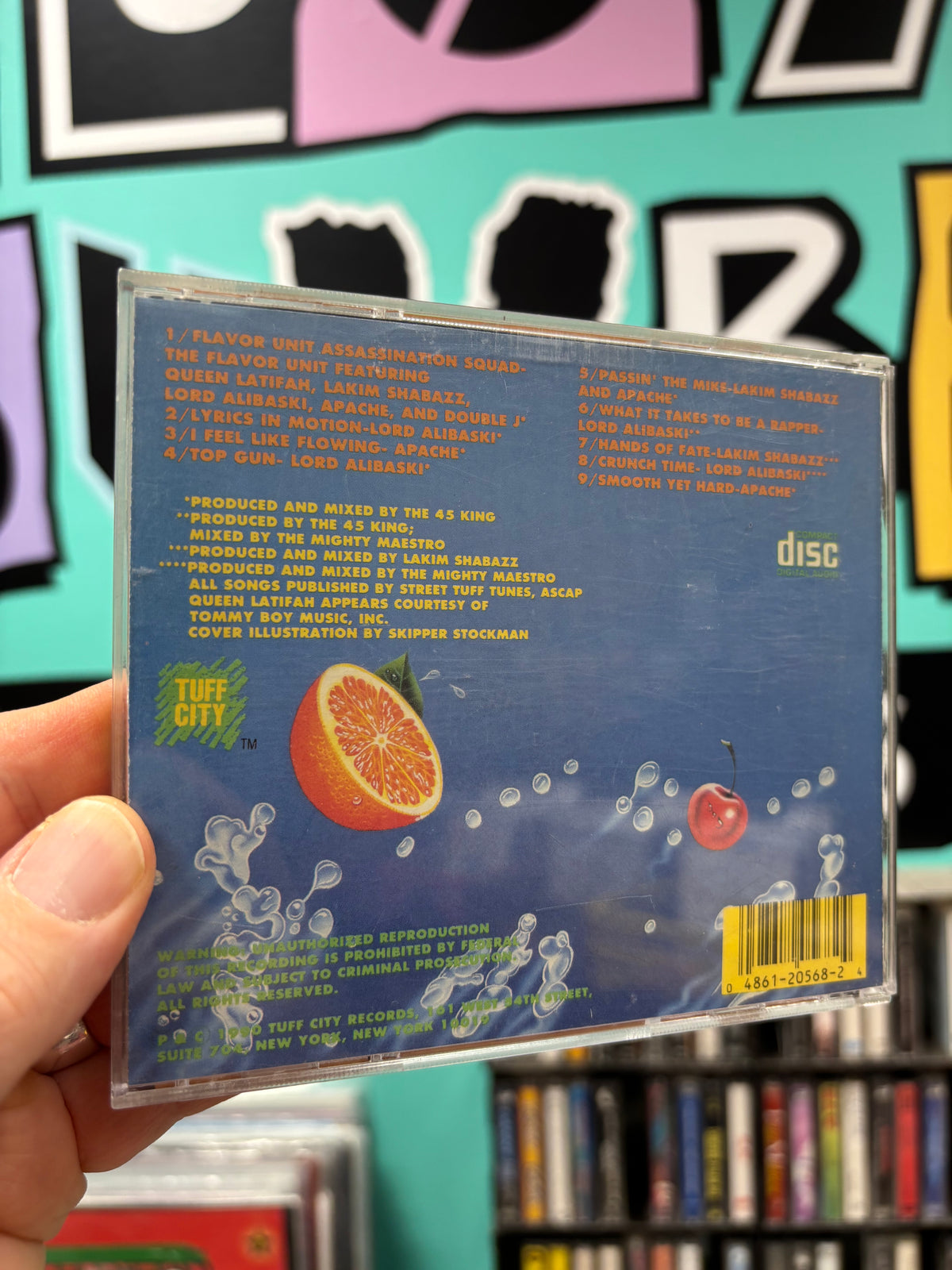 The 45 King Presents The Flavor Unit, CD, compilation, 1st pressing, Only CD pressing, Tuff City, US 1990
