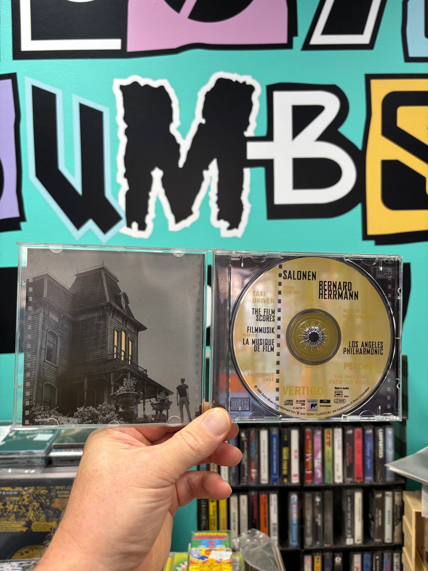 Bernard Herrmann, The Film Scores, Salonen, Los Angeles Philharmonic, CD, Dolby Surround, Sony Classical, Europe 1996