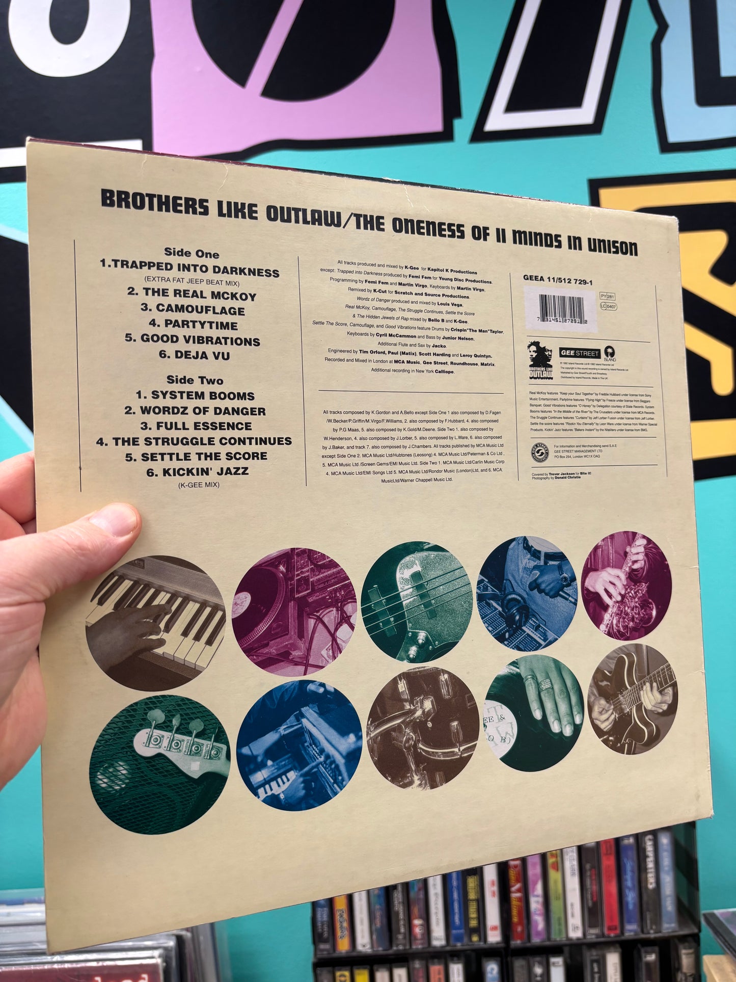 Brothers Like Outlaw: The Oneness Of II Minds In Unison, LP, Gee Street, Island Records, Europe 1992