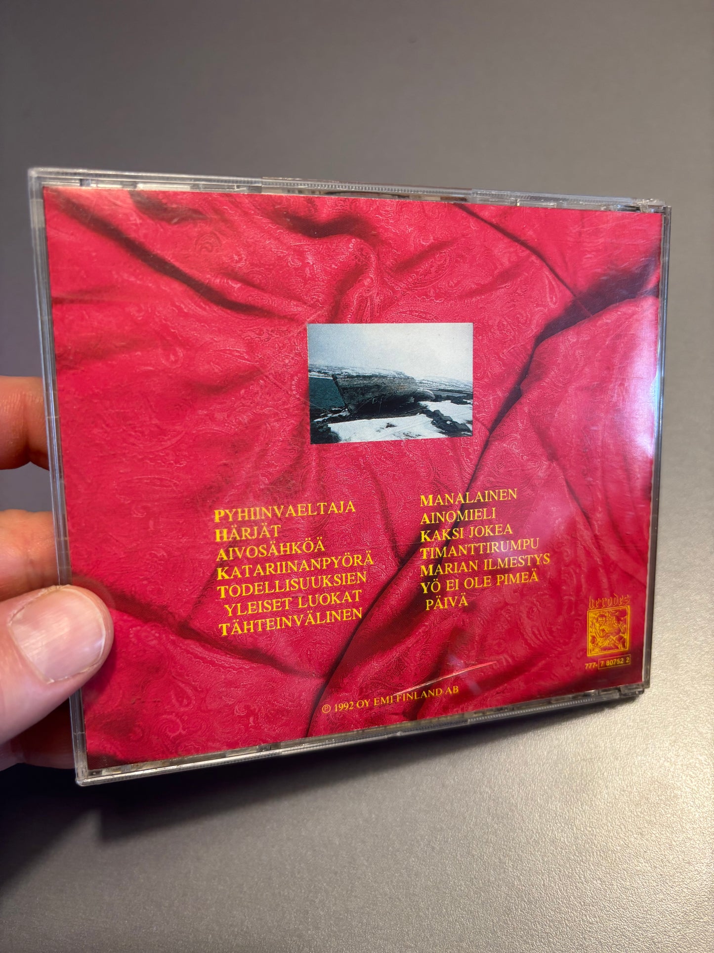 CMX: Aurinko, CD, 1st pressing, Herodes, Finland 1992