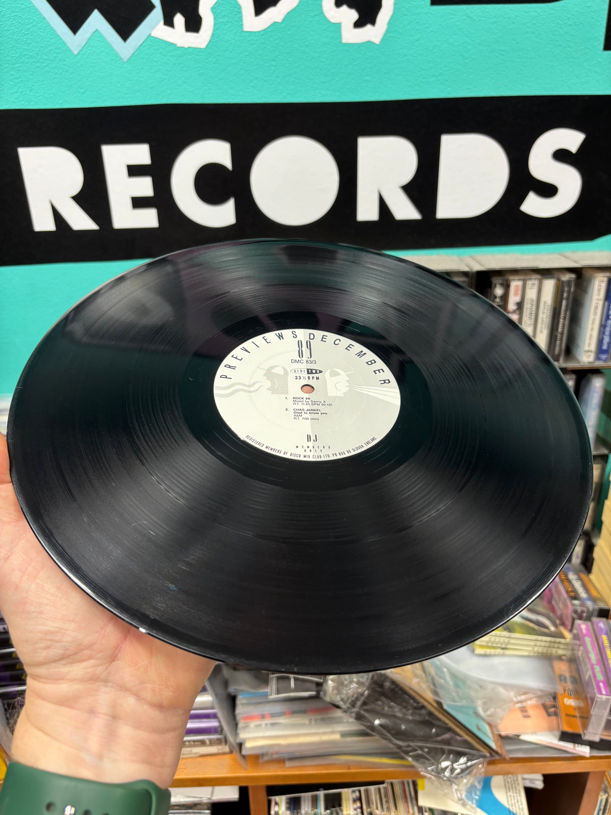 DMC - December 89 - Previews, 12inch, Only pressing, DMC, UK 1989