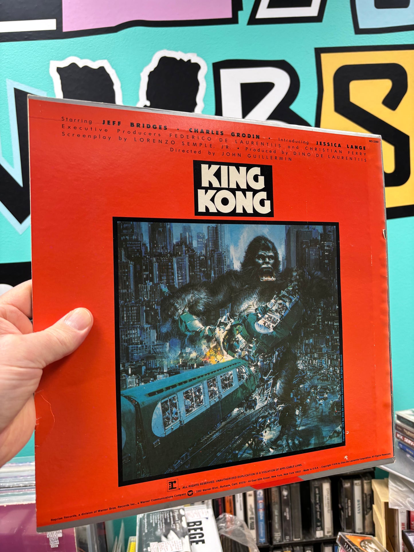 John Barry: King Kong (Original Sound Track), LP, Winchester pressing, Reprise Records, US 1976