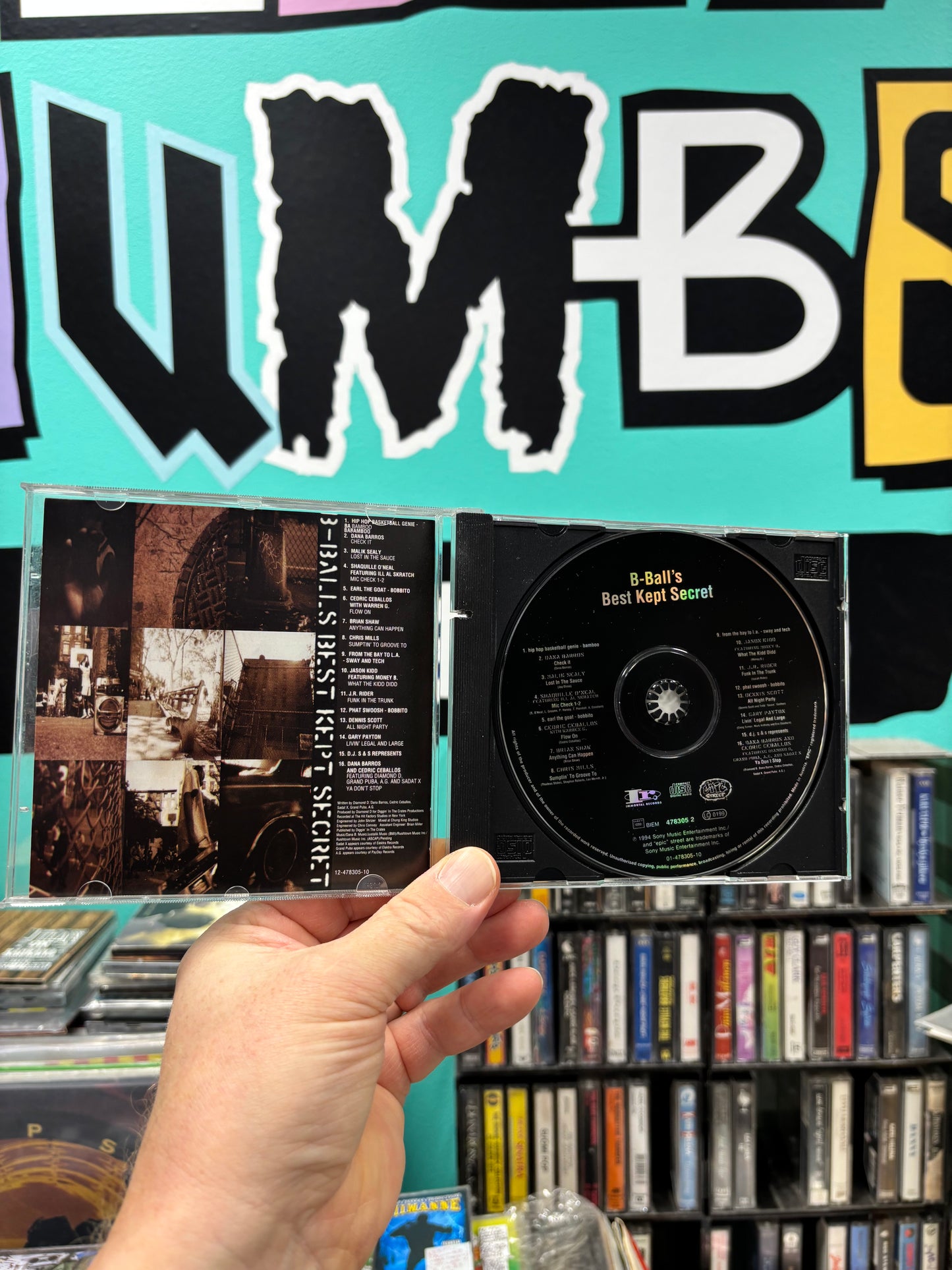B-Ball’s Best Kept Secret, CD, Compilation, Immortal Records, Epic Street, Europe 1995
