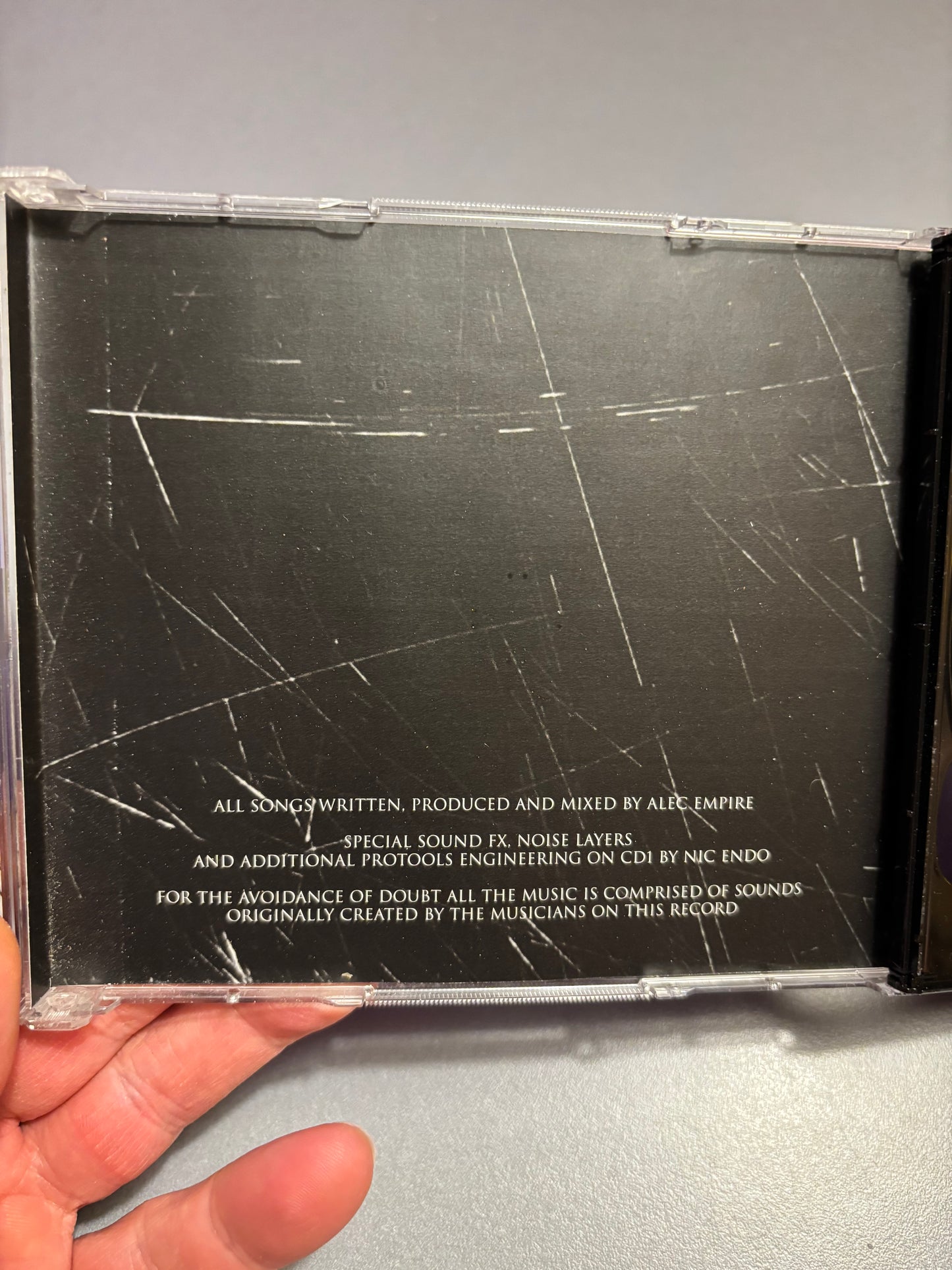 Alec Empire: Intelligence And Sacrifice, 2CD, Digital Hardcore Recordings (DHRCD29), UK 2002