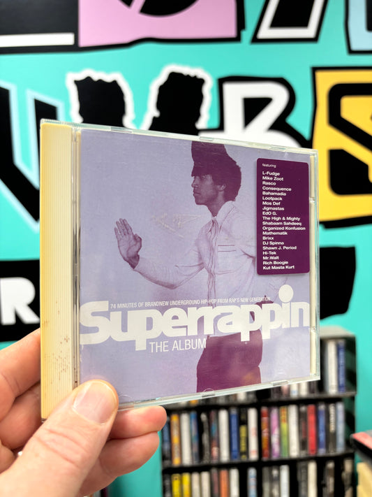 Superrappin - The Album, CD, 1st pressing, Groove Attack Productions, Germany 1999