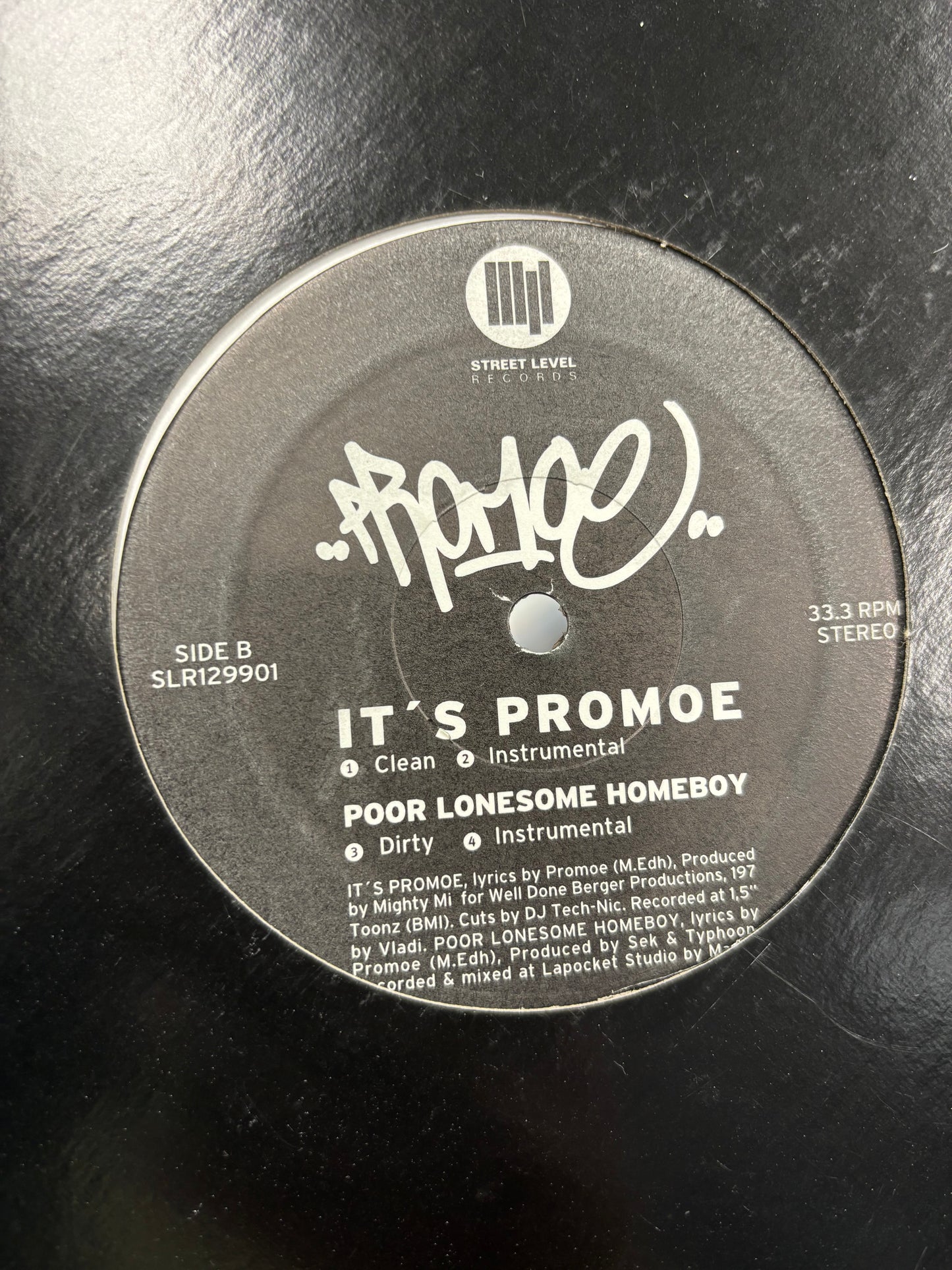 Promoe: Off The Record, 12inch, Street Level Records, Sweden 1999