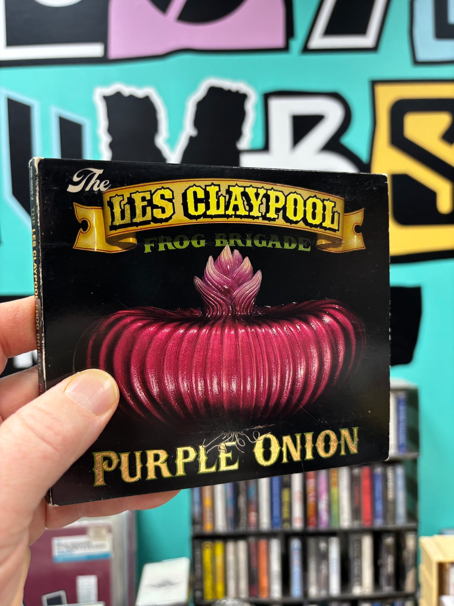 The Les Claypool Frog Brigade: Purple Onion, CD, 1st pressing, Prawn Song, US 2002