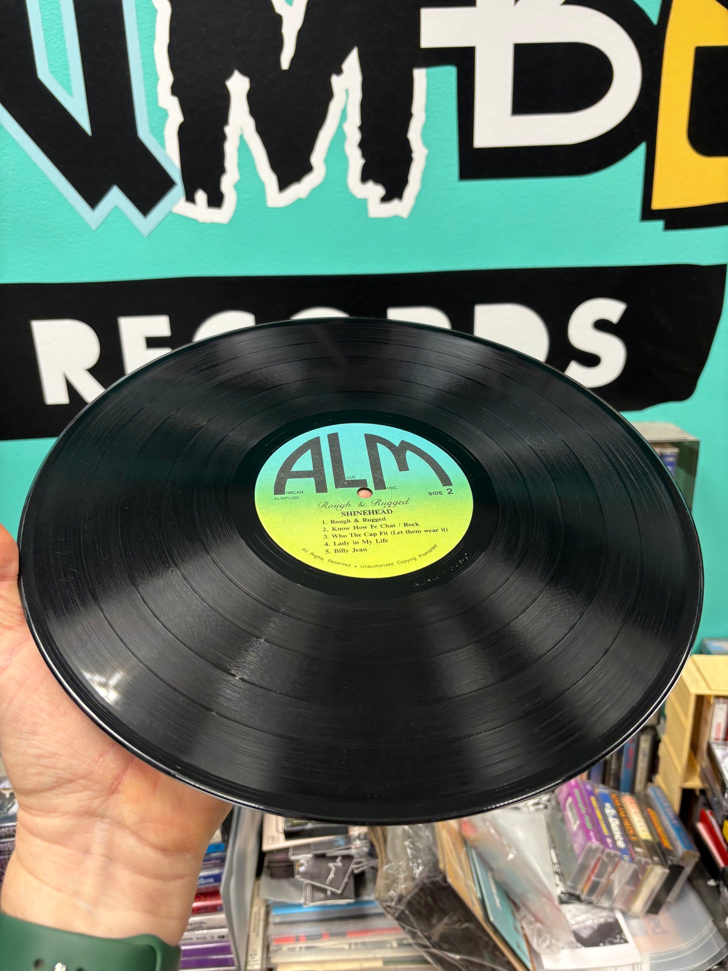 Shinehead: Rough & Rugged, LP, 1st pressing, African Love Records, US 1986