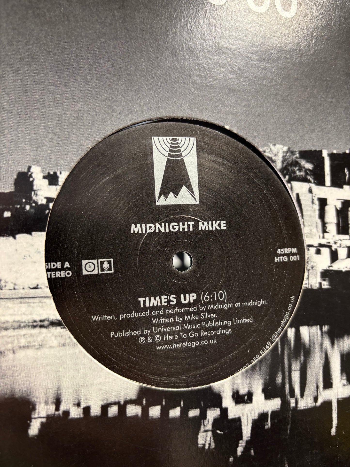 Midnight Mike: Time’s Up, 12inch, Only official pressing, Here To Go, UK 2005