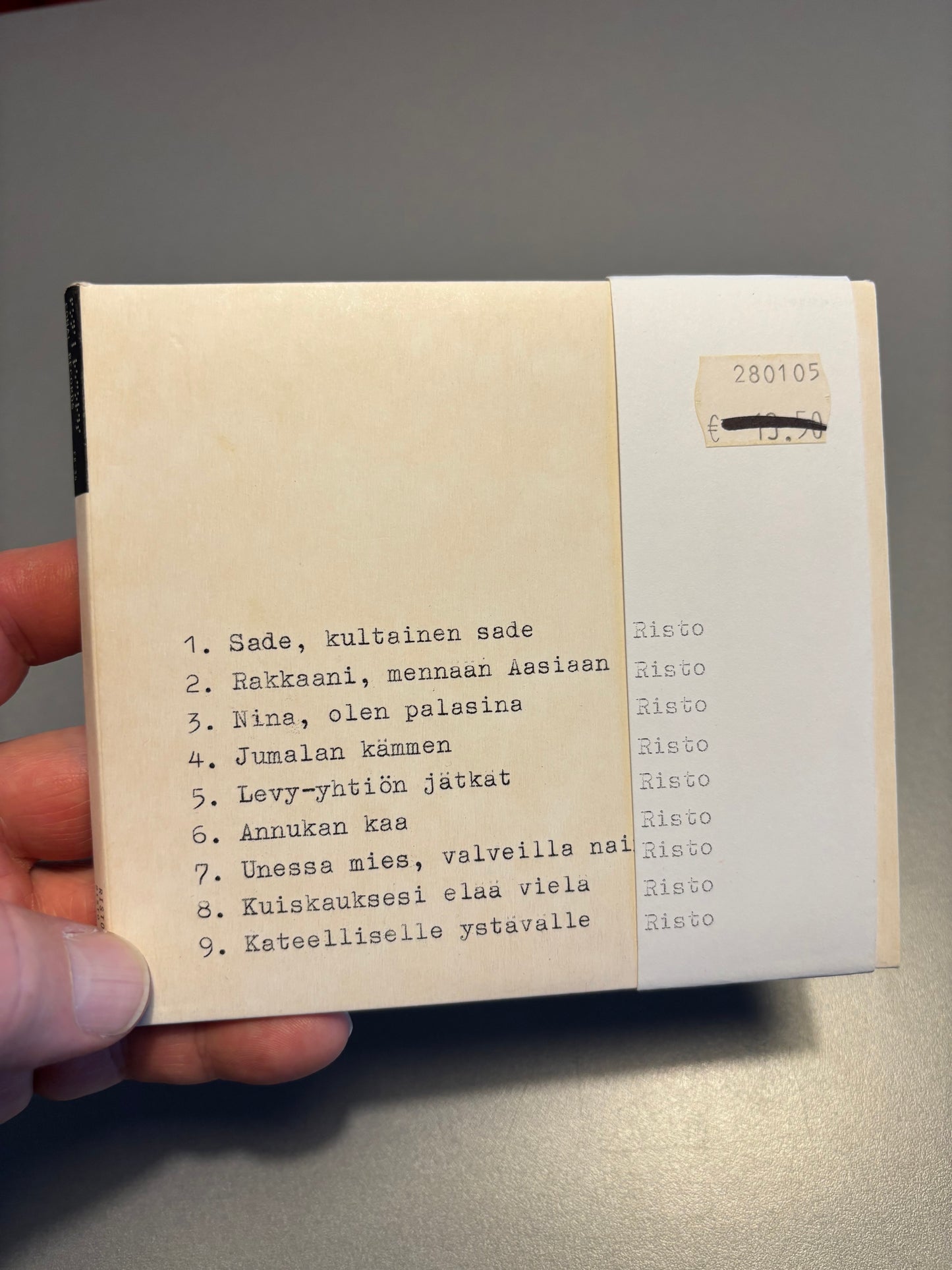 Risto: Risto, CD, reissue, Fonal Records, Finland 2004