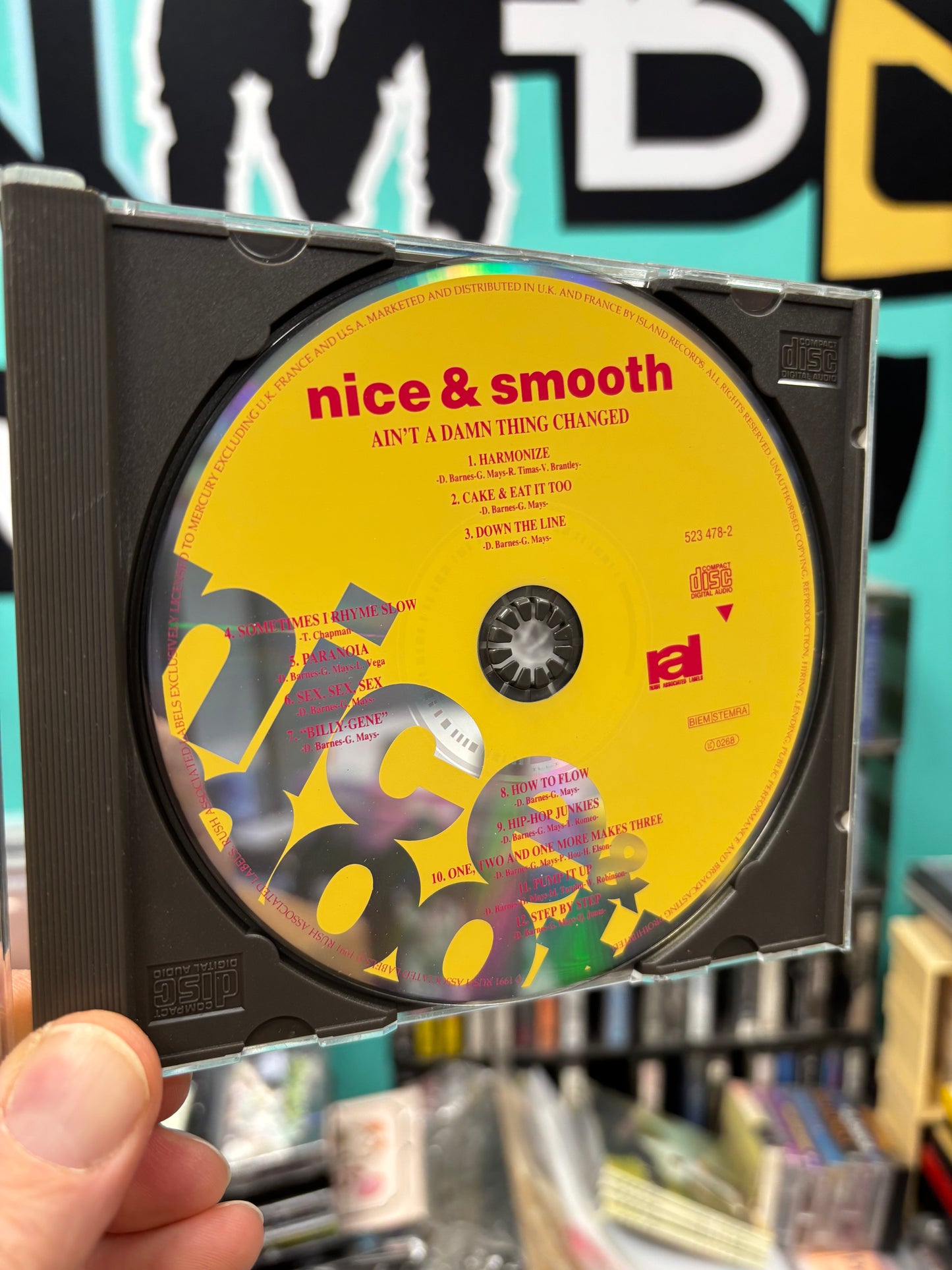 Nice & Smooth: Ain’t A Damn Thing Changed, CD, Rush Associated Labels, Europe 1991