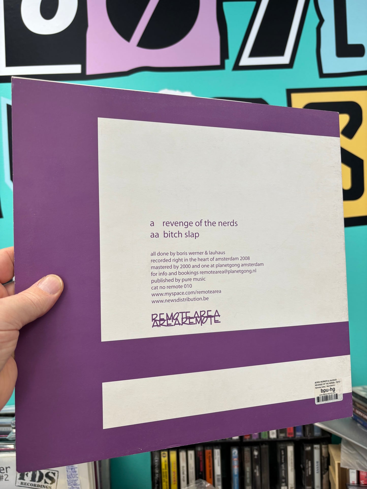 Boris Warner & Lauhaus: Revenge Of The Nerds, 12inch, Remote Area, Netherlands 2008