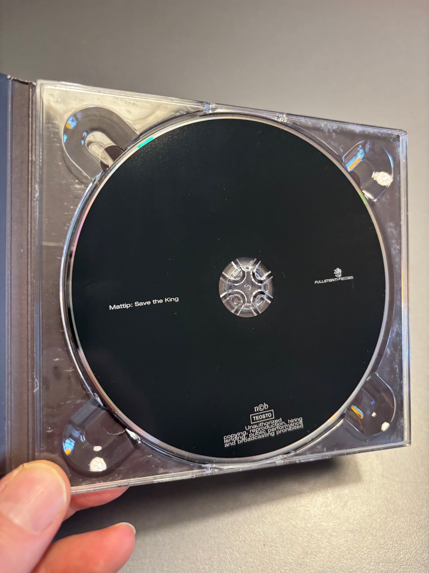 Mattip: Save The King, CD, 1st pressing, Fullsteam Records, Finland 2008