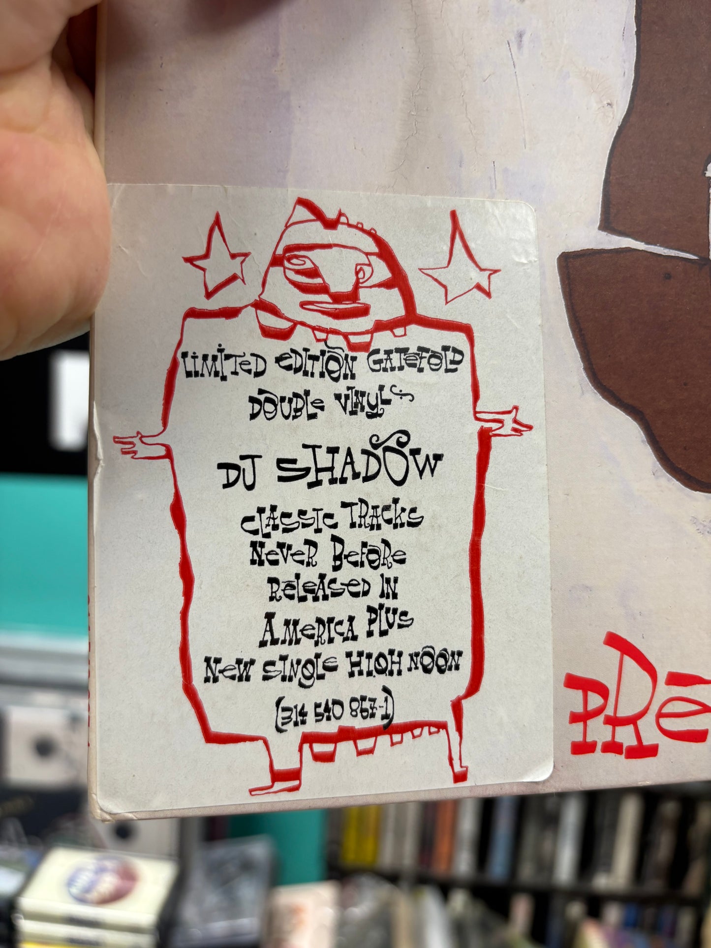 DJ Shadow: Preemptive Strike, 2LP, gatefold, OG pressing, compilation, Limited Edition, Mo Wax, FFRR, US 1998
