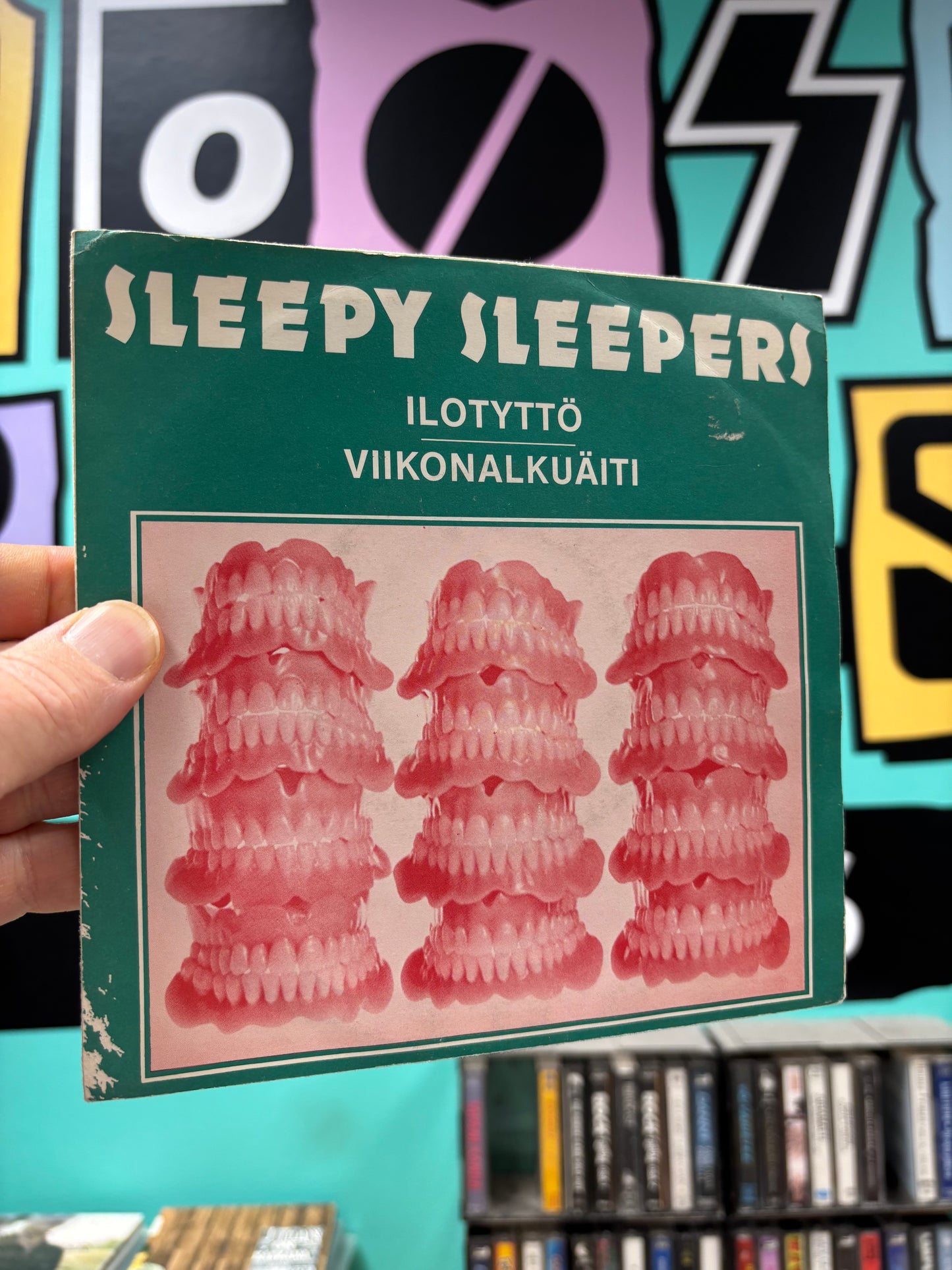Sleepy Sleepers: Ilotyttö/Viikonalkuäiti, 7inch, Only pressing, CBS, Finland 1981