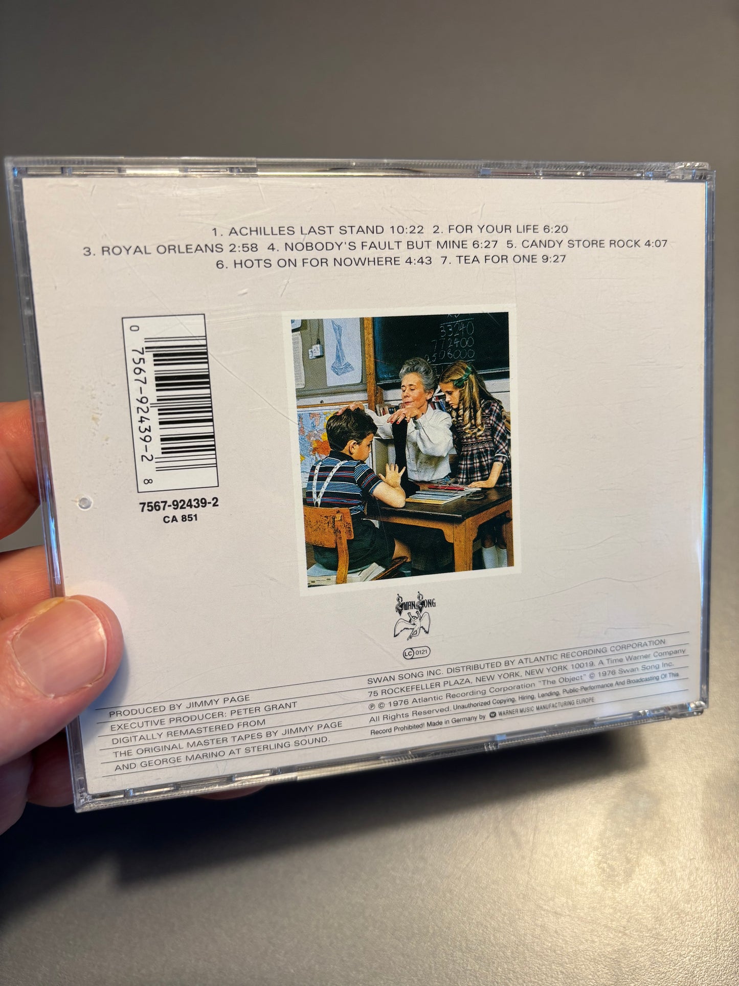 Led Zeppelin: Presence, CD, reissue, remastered, Swan Song, Europe year?