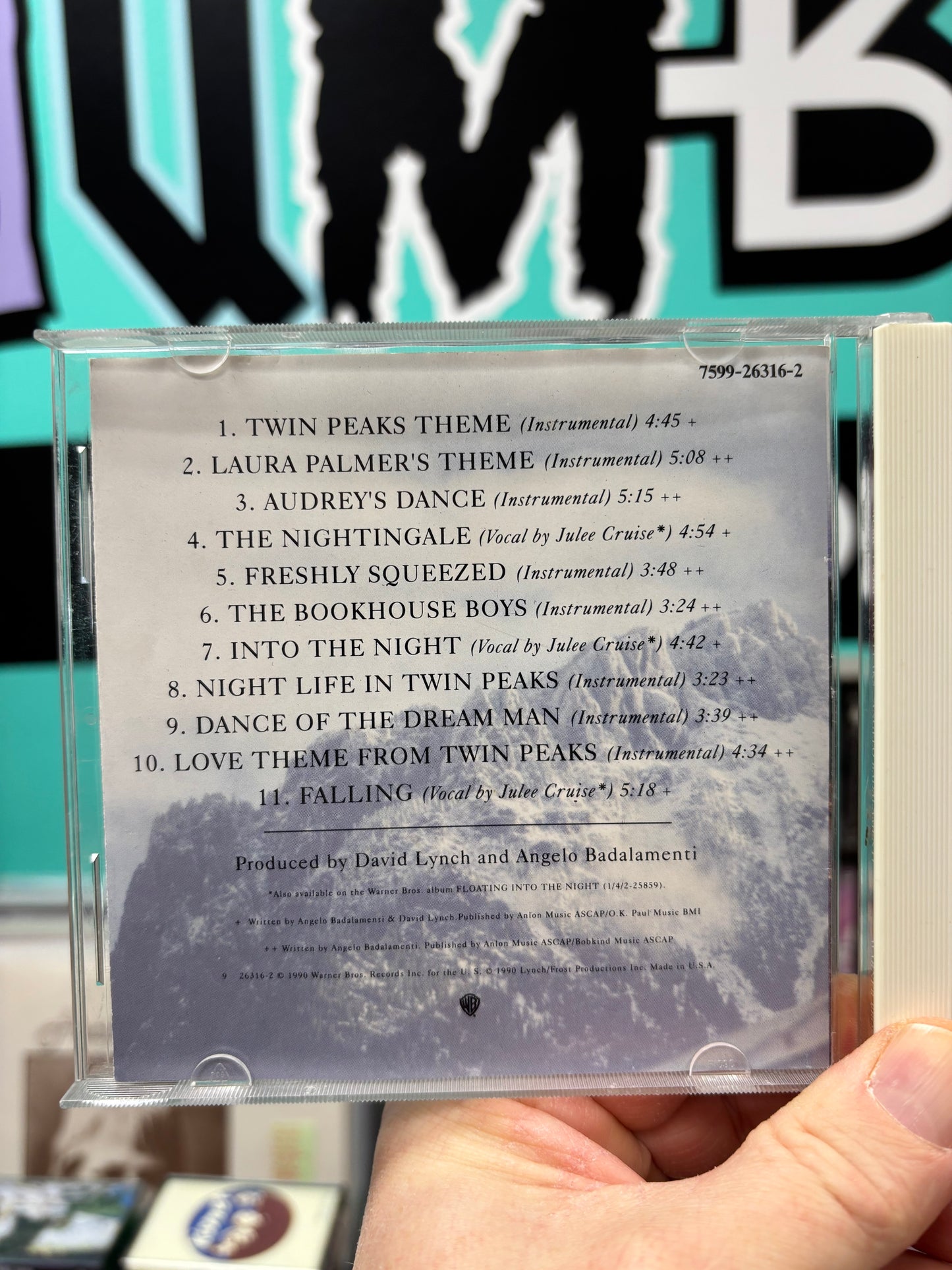 Angelo Badalamenti: Music From Twin Peaks, CD, reissue, Warner Bros. Records, Europe 1998