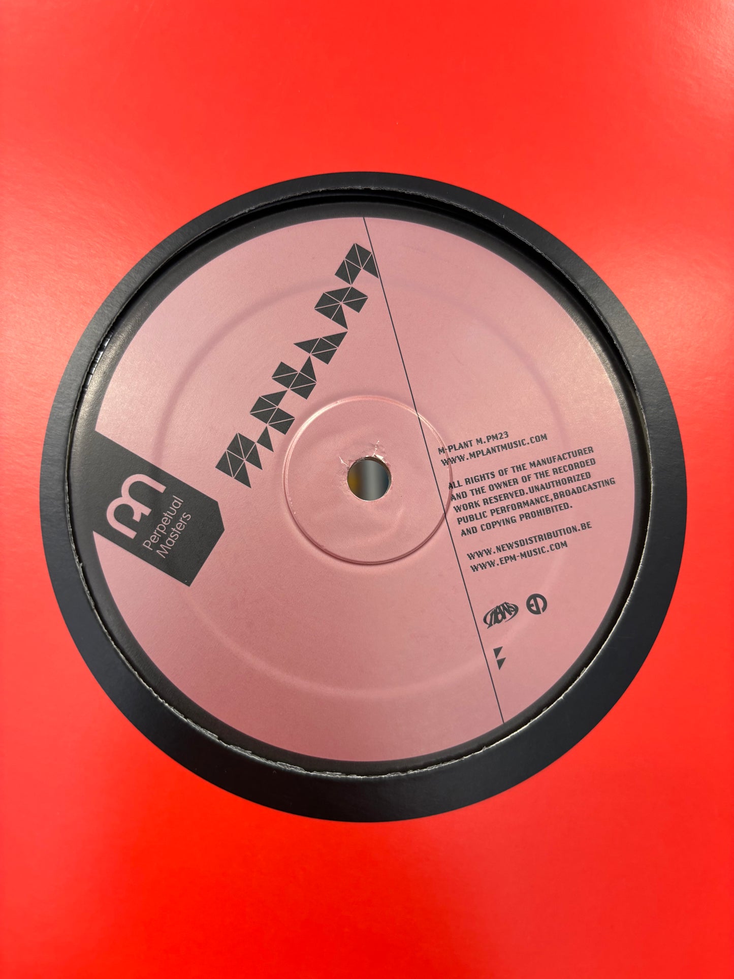 Robert Hood: Protein Valve EP, 12inch, reissue, remastered, Clear, M-Plant, US 2014