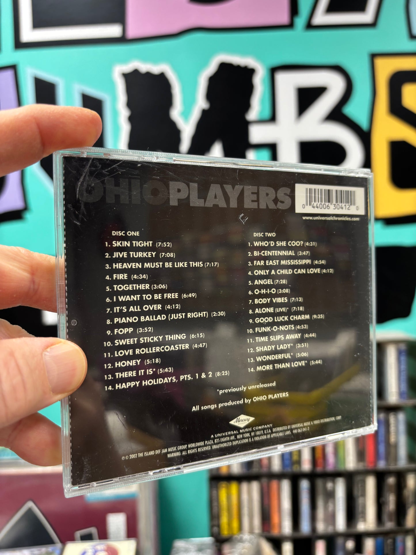 Ohio Players: Funk On Fire - The Mercury Anthology, 2CD, compilation, reissue, remastered, Mercury, Chronicles, US 2002