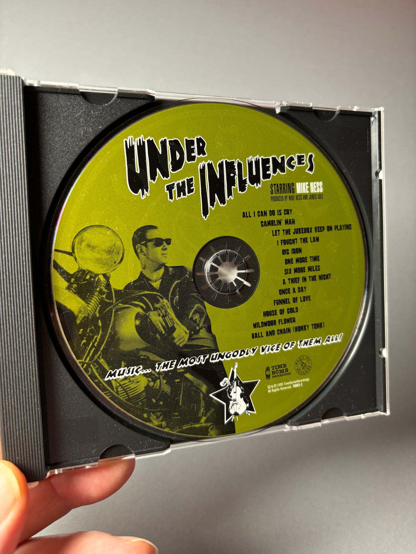 Mike Ness: Under The Influence, CD, reissue, Kung Fu Records, Time Bomb Recordings, Europe 1999