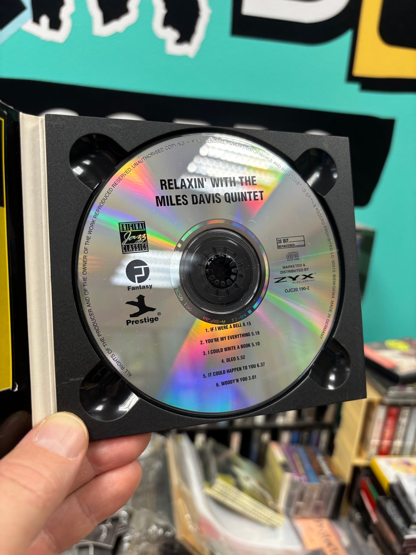 The Miles Davis Quintet: Relaxin’ With The Miles Davis Quintet, CD, reissue, remastered, Original Jazz Classics, Fantasy, Prestige, Germany year?