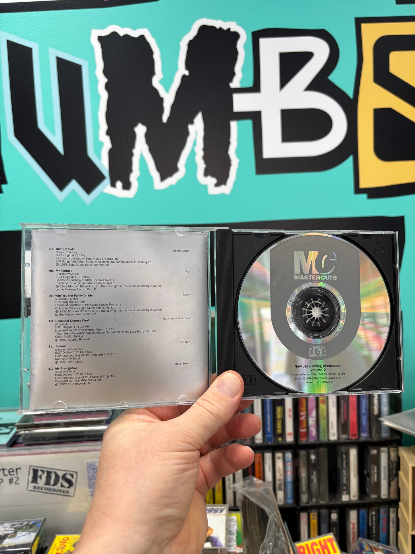 New Jack Swing Mastercuts Volume 2, CD, Only CD pressing, Mastercuts, UK 1992