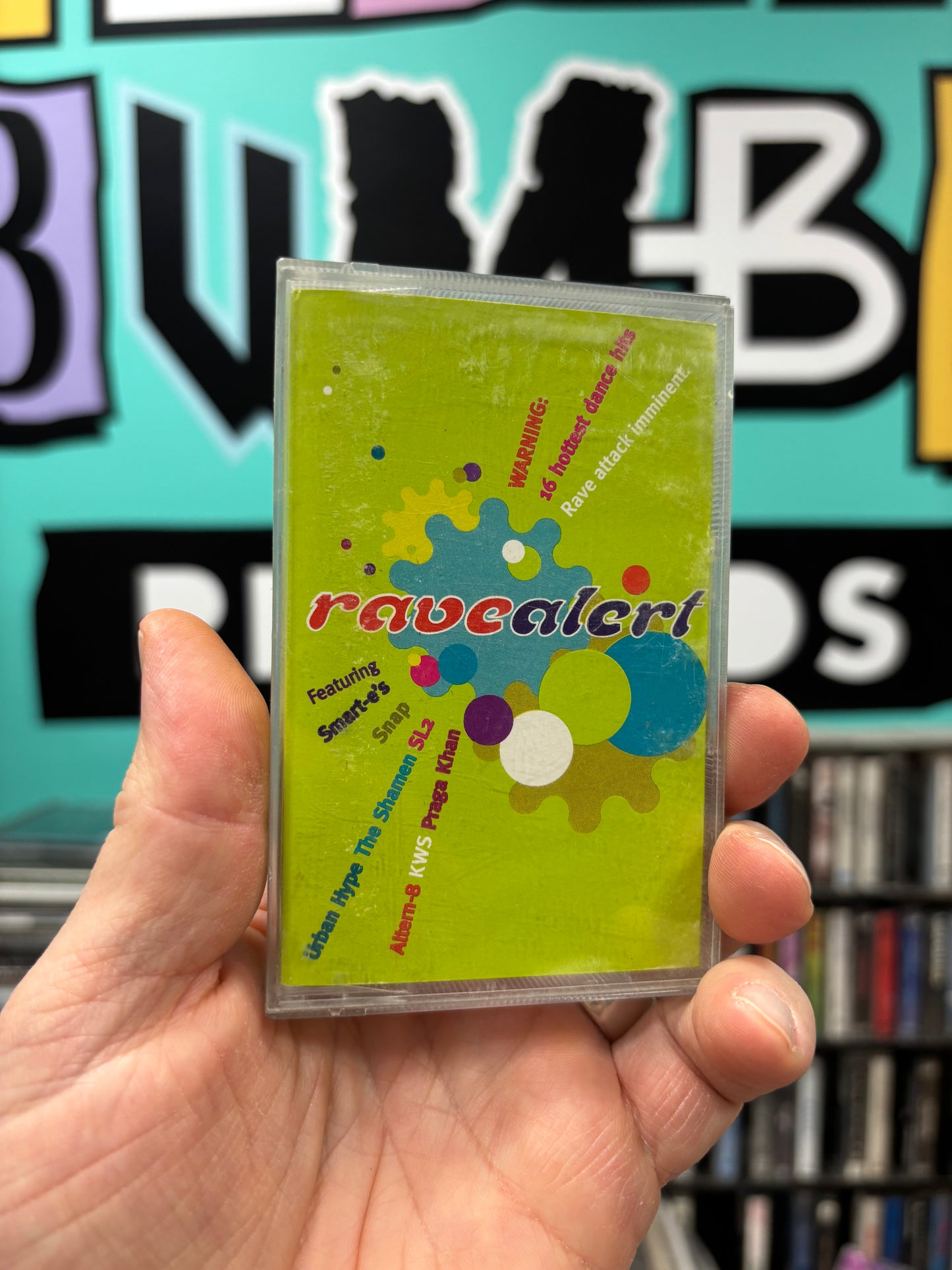 Rave Alert, C-cassette, Only cassette pressing, Telstar, UK & Ireland 1992