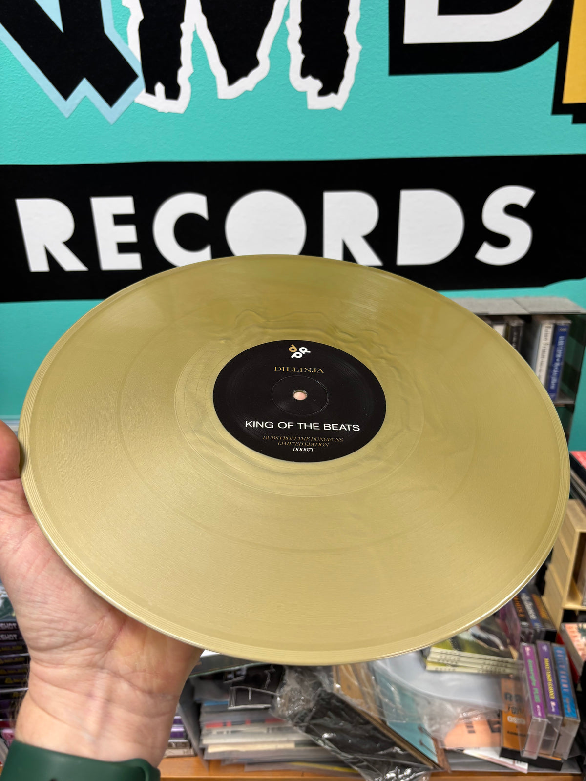 Dillinja: You/King Of The Beats, 12inch, Only pressing, Limited Edition, Gold, Dom & Roland Productions, UK 2018