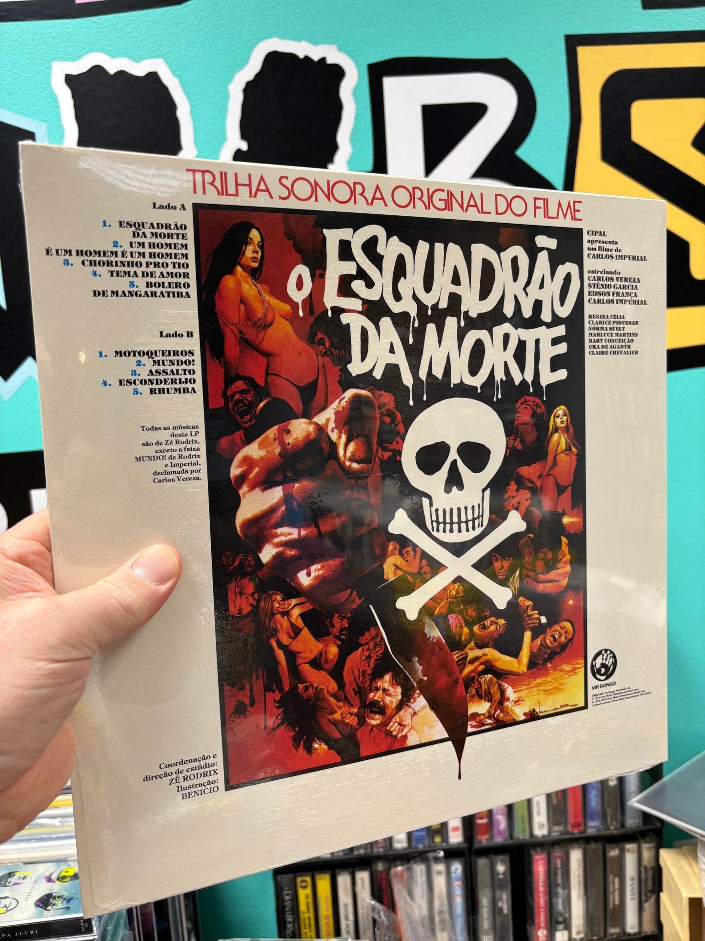 Zé Rodrix E A Agencia De Magicos: O Esquadrao Da Morte, LP, reissue, UK 2023