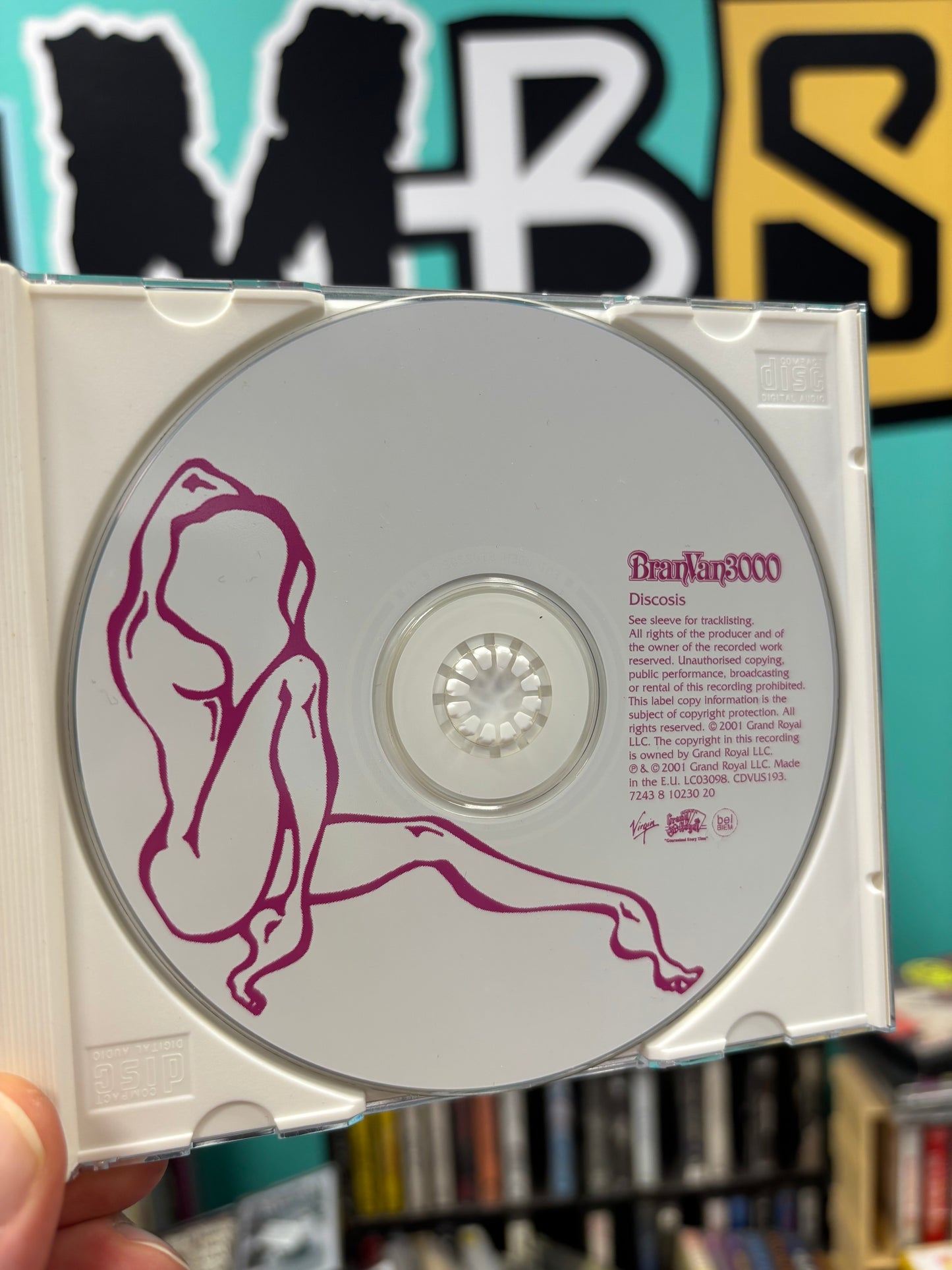 Bran Van 3000: Discosis, CD, Virgin, Grand Royal, Europe 2001