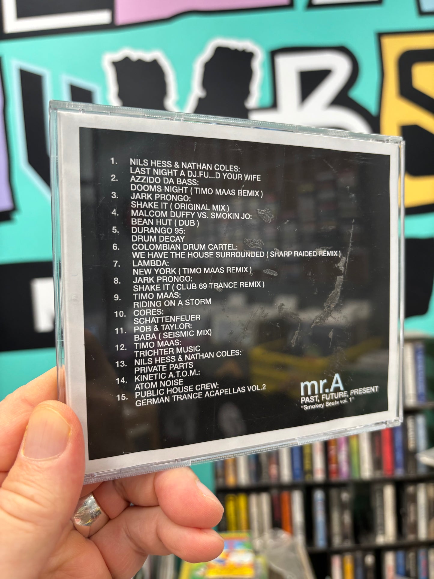 Mr. A Past, Future, Present. ”Smokey Beats vol. 1”, CDr, Only pressing, Compilation, Mixed, Promo, Not On Label, Finland 2000