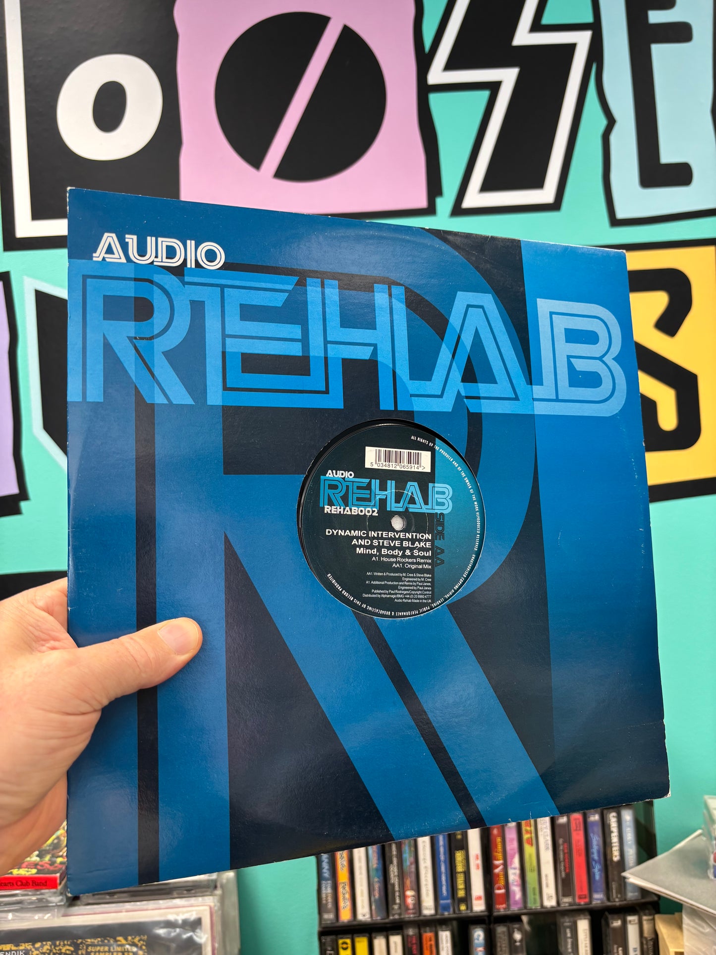 Dynamic Intervention And Steve Blake: Mind, Body & Soul, 12inch, Only official pressing, Audio Rehab, UK 2000