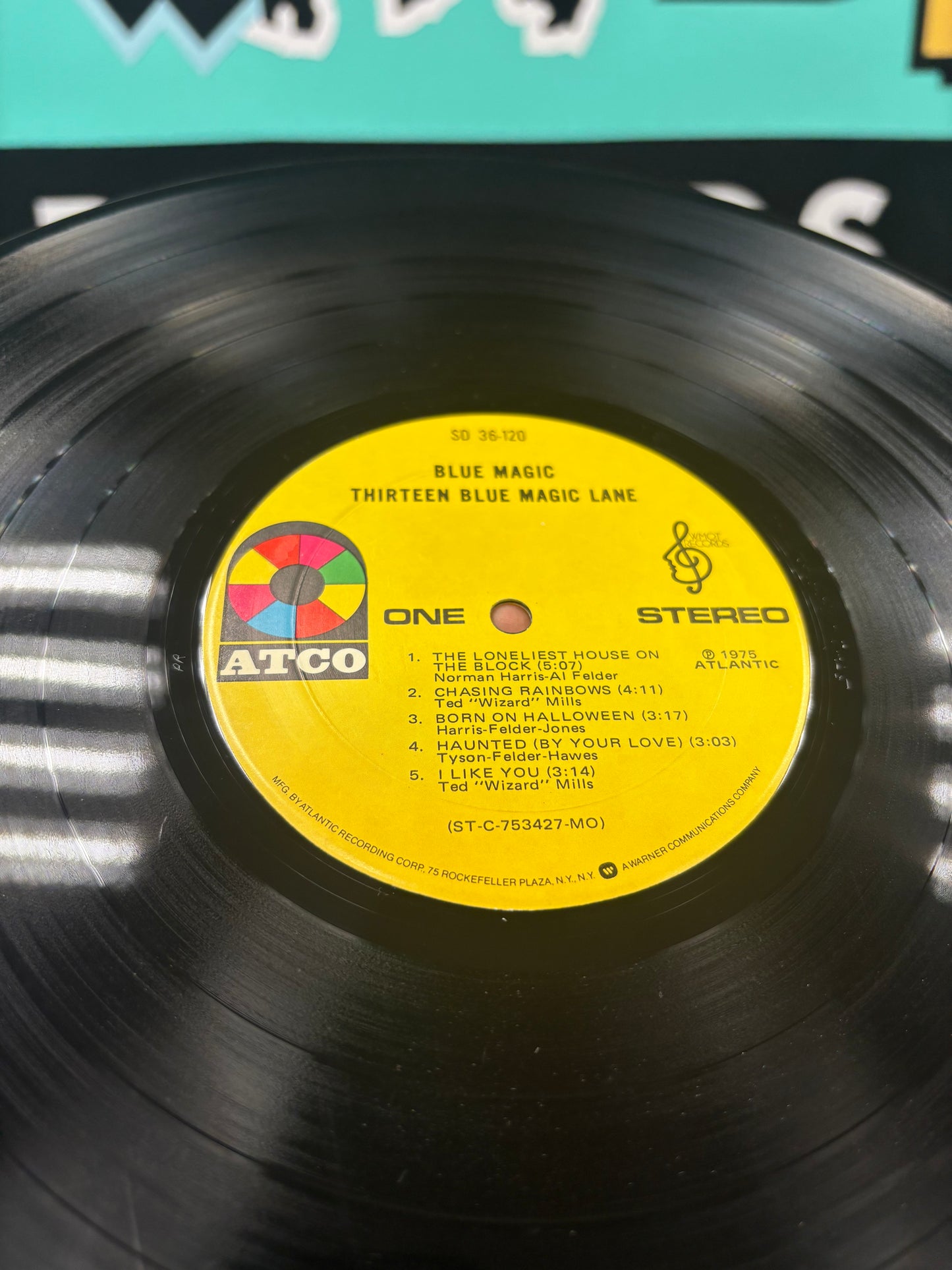 Blue Magic: Thirteen Blue Magic Lane, LP, Monarch Pressing, ATCO Records, WMOT Records, US 1975