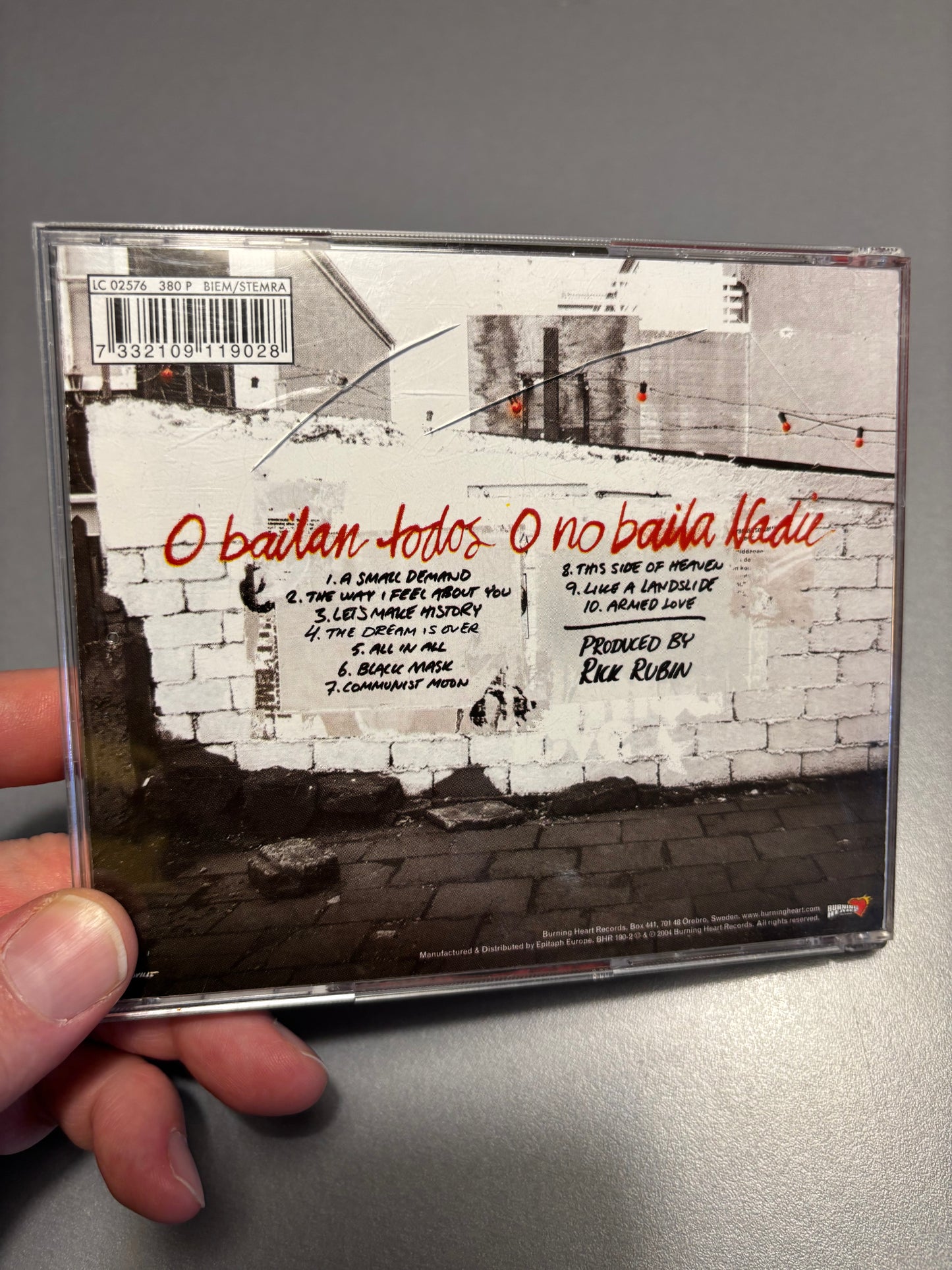 The (International) Noise Conspiracy: Armed Love, CD, Burning Heart Records, Europe 2004