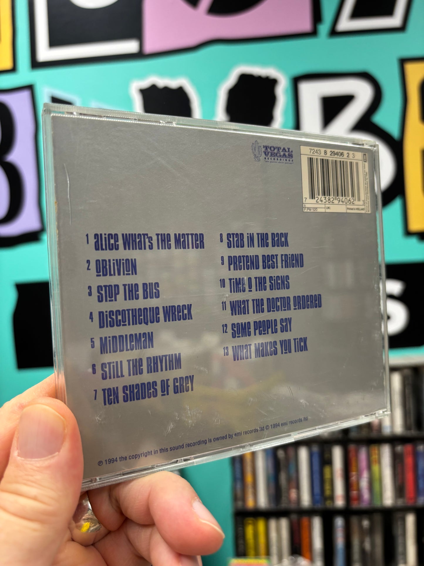 Terrorvision: How To Make Friends And Influence People, CD, Total Vegas Recordings, Europe 1994