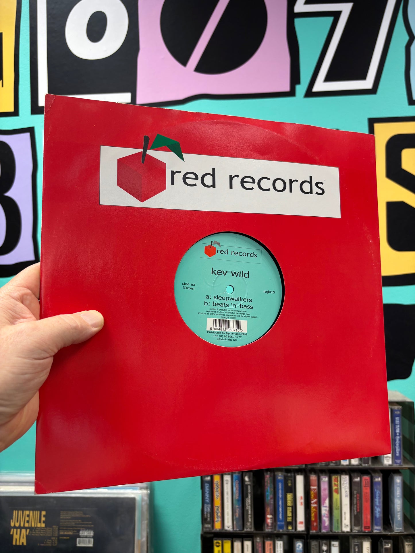 Kev Wild: Sleepwalkers/Beats ’n’ Bass, 12inch, Only official pressing, Red Records, UK 2001